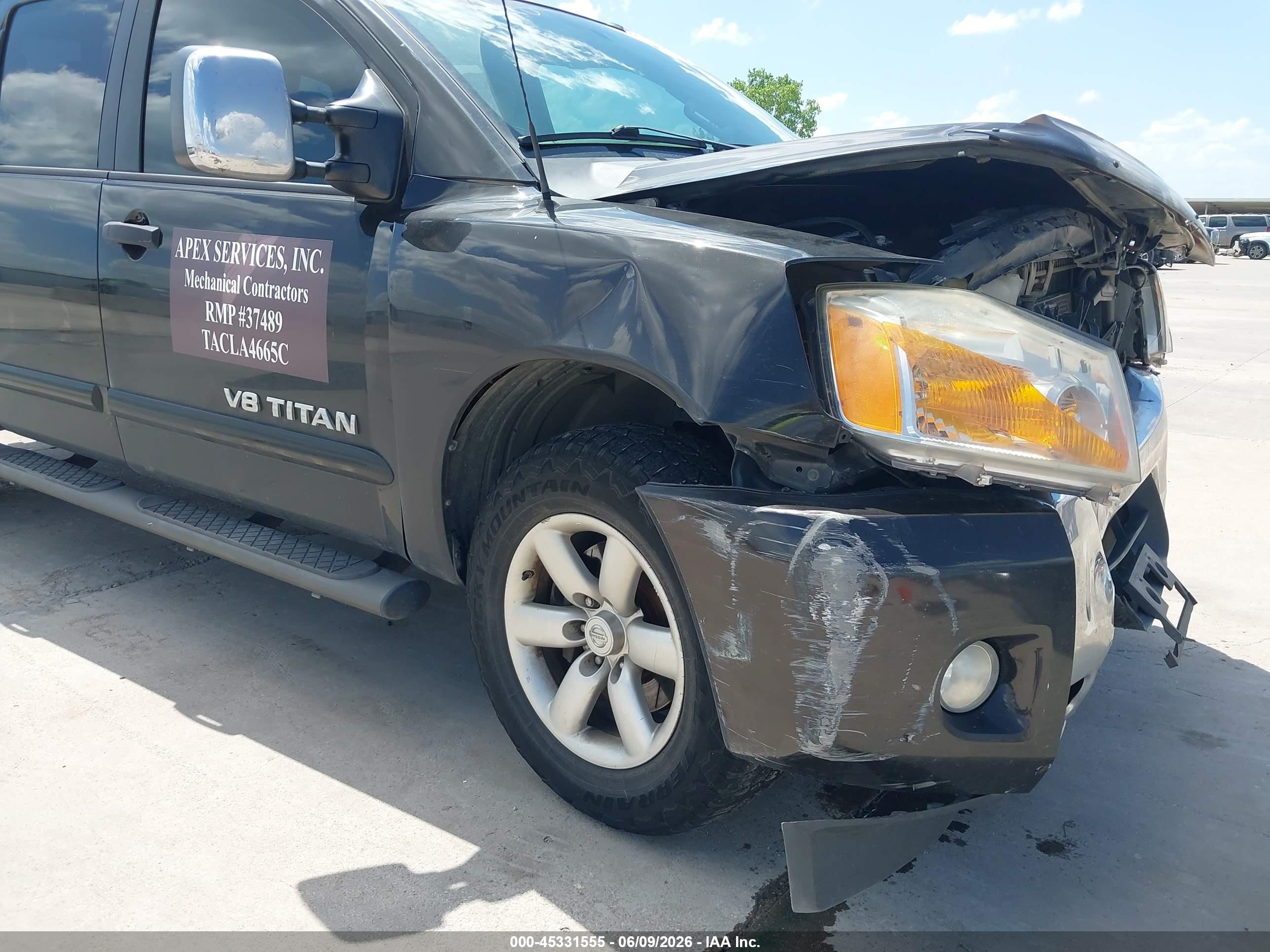 2014 Nissan Titan Sv Black vin: 1N6BA0ED5EN514919