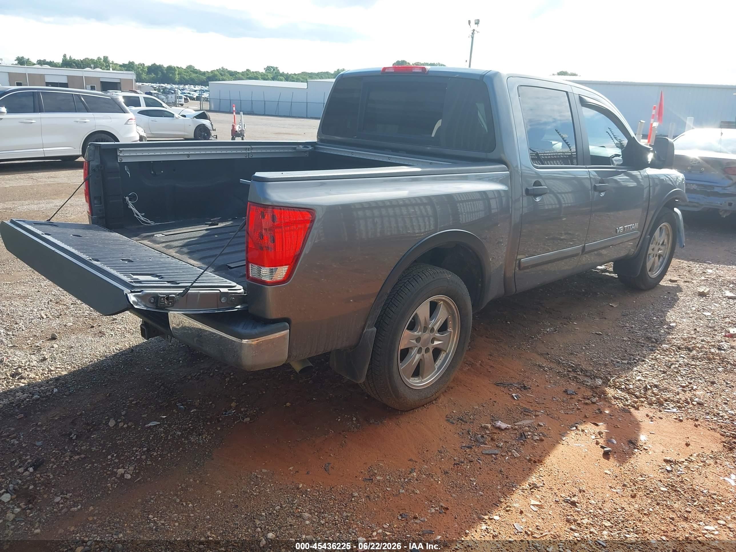 2015 Nissan Titan Sv Gray vin: 1N6BA0ED5FN512010
