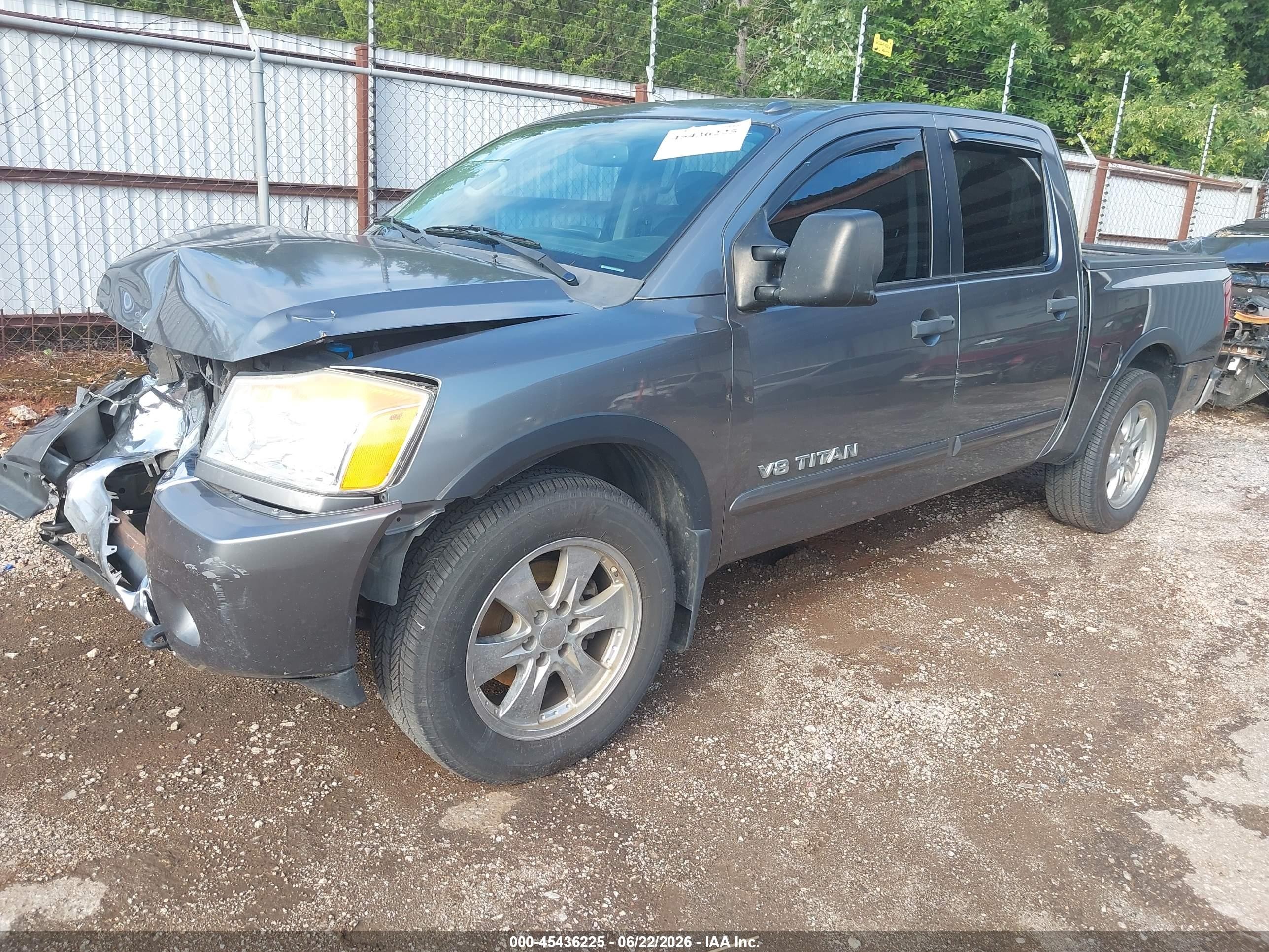 2015 Nissan Titan Sv Gray vin: 1N6BA0ED5FN512010