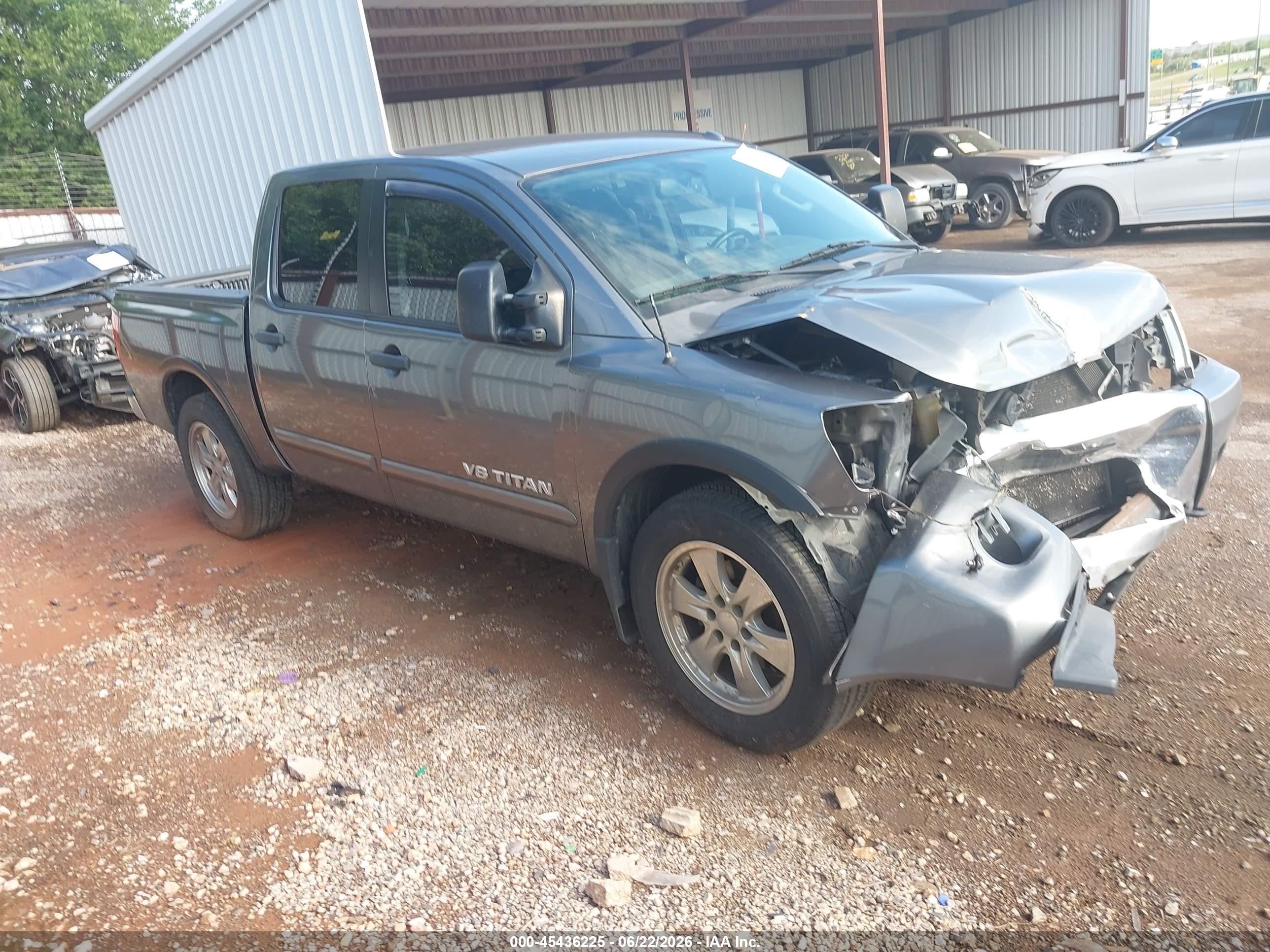 2015 Nissan Titan Sv Gray vin: 1N6BA0ED5FN512010