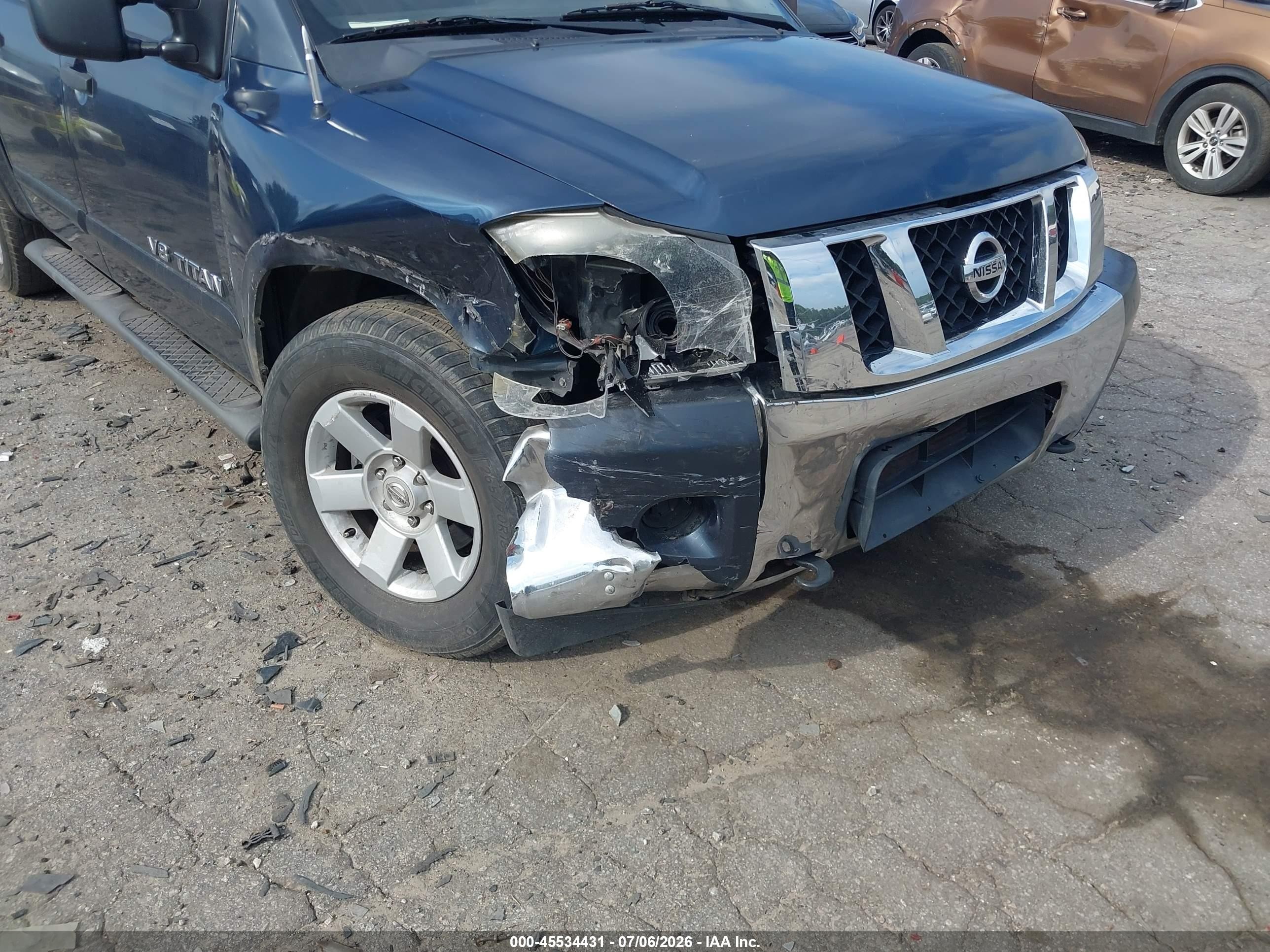 2015 Nissan Titan Sv Синий vin: 1N6BA0ED6FN513991