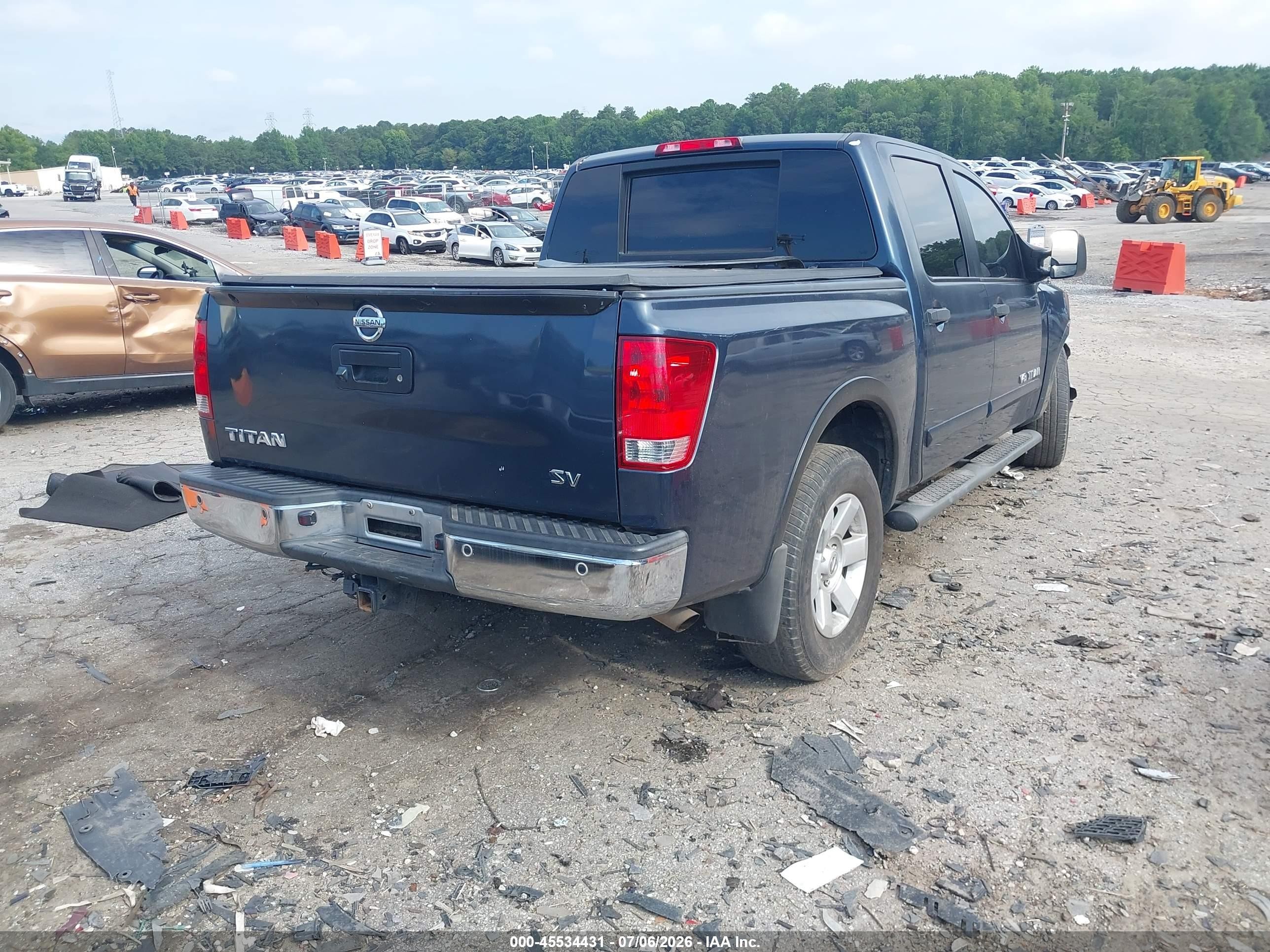 2015 Nissan Titan Sv Синий vin: 1N6BA0ED6FN513991