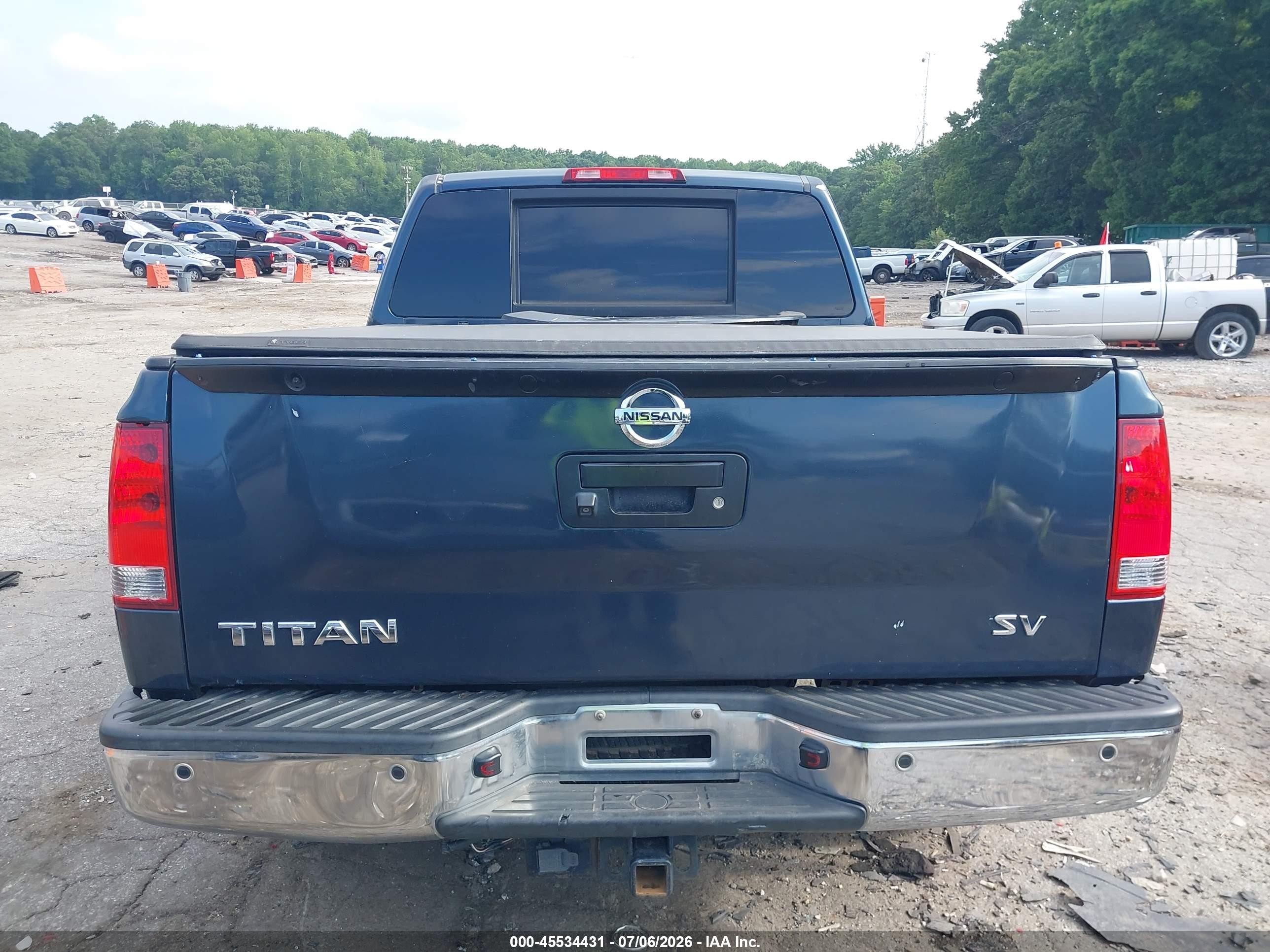 2015 Nissan Titan Sv Синий vin: 1N6BA0ED6FN513991
