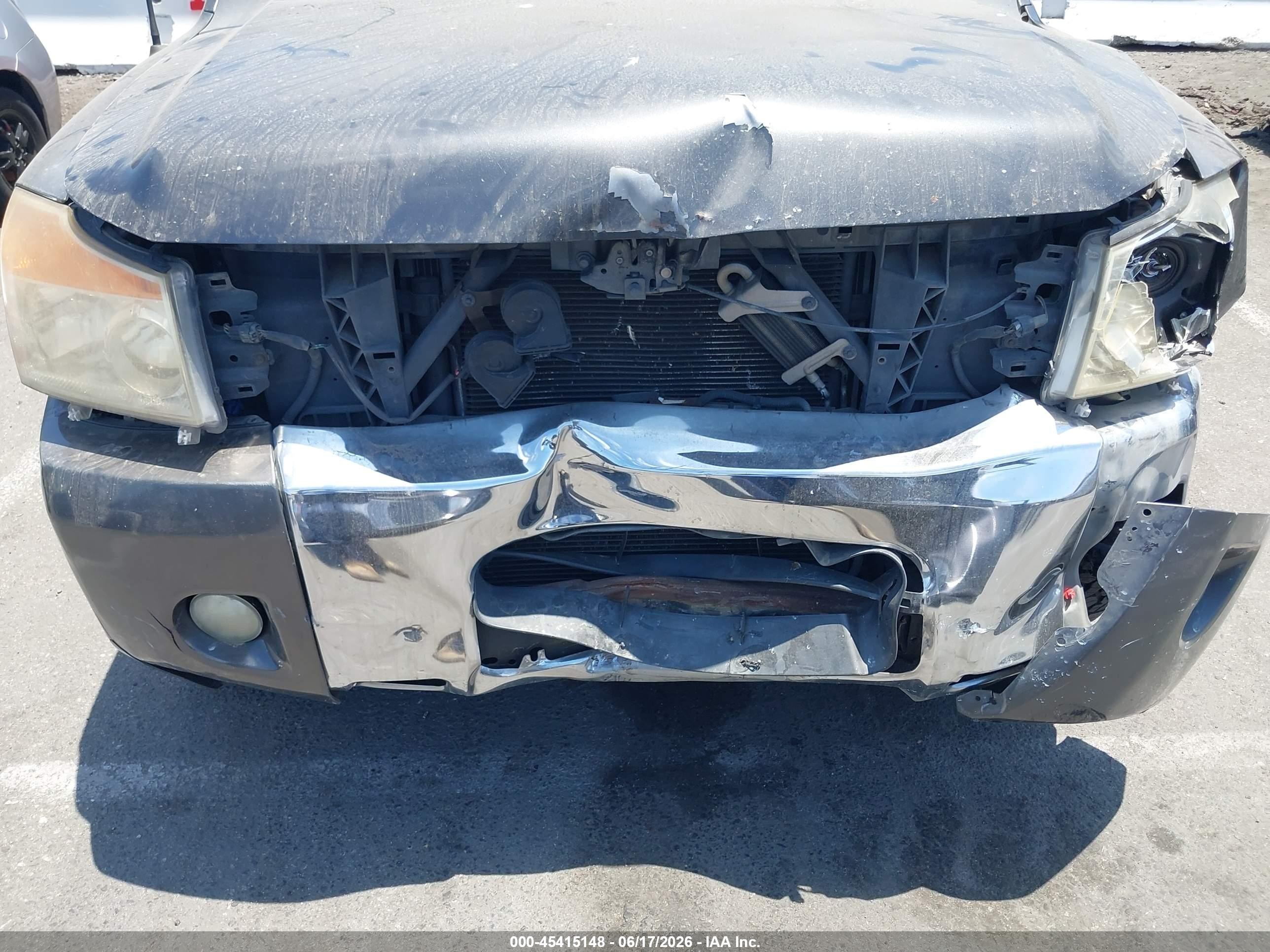 2011 Nissan Titan Sv Gray vin: 1N6BA0ED7BN307315