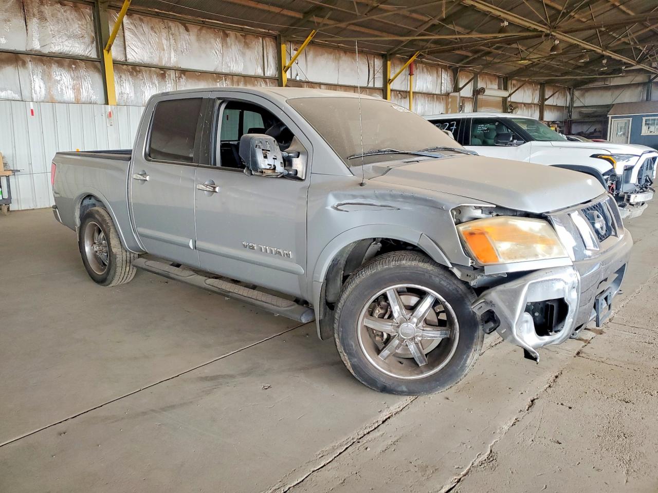 2011 Nissan Titan Sv Silver vin: 1N6BA0ED7BN320081