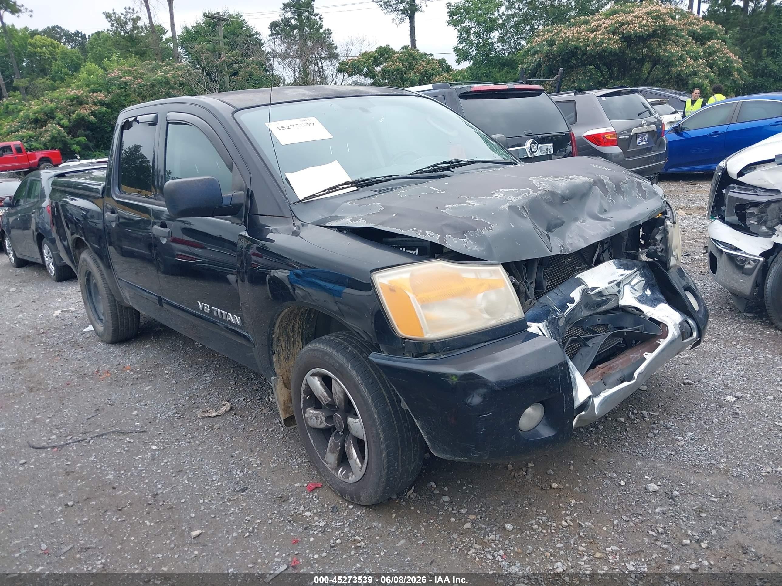 2010 Nissan Titan Se Black vin: 1N6BA0ED8AN315079