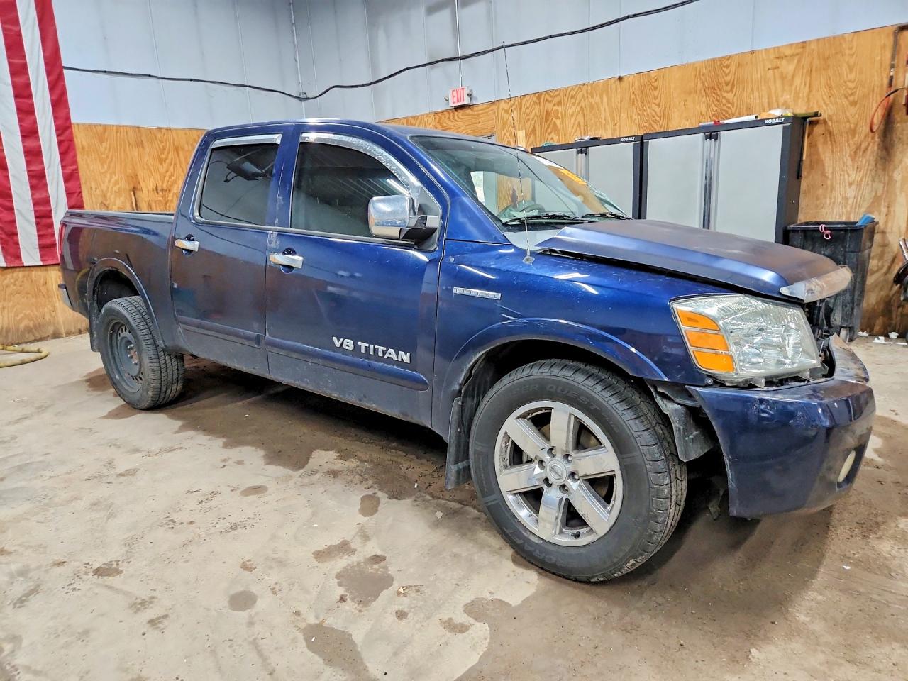 2010 Nissan Titan Se Blue vin: 1N6BA0ED8AN322386
