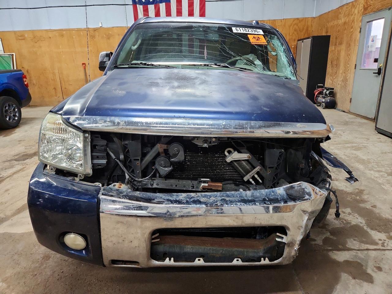 2010 Nissan Titan Se Blue vin: 1N6BA0ED8AN322386
