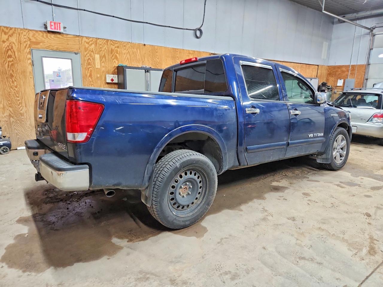 2010 Nissan Titan Se Blue vin: 1N6BA0ED8AN322386