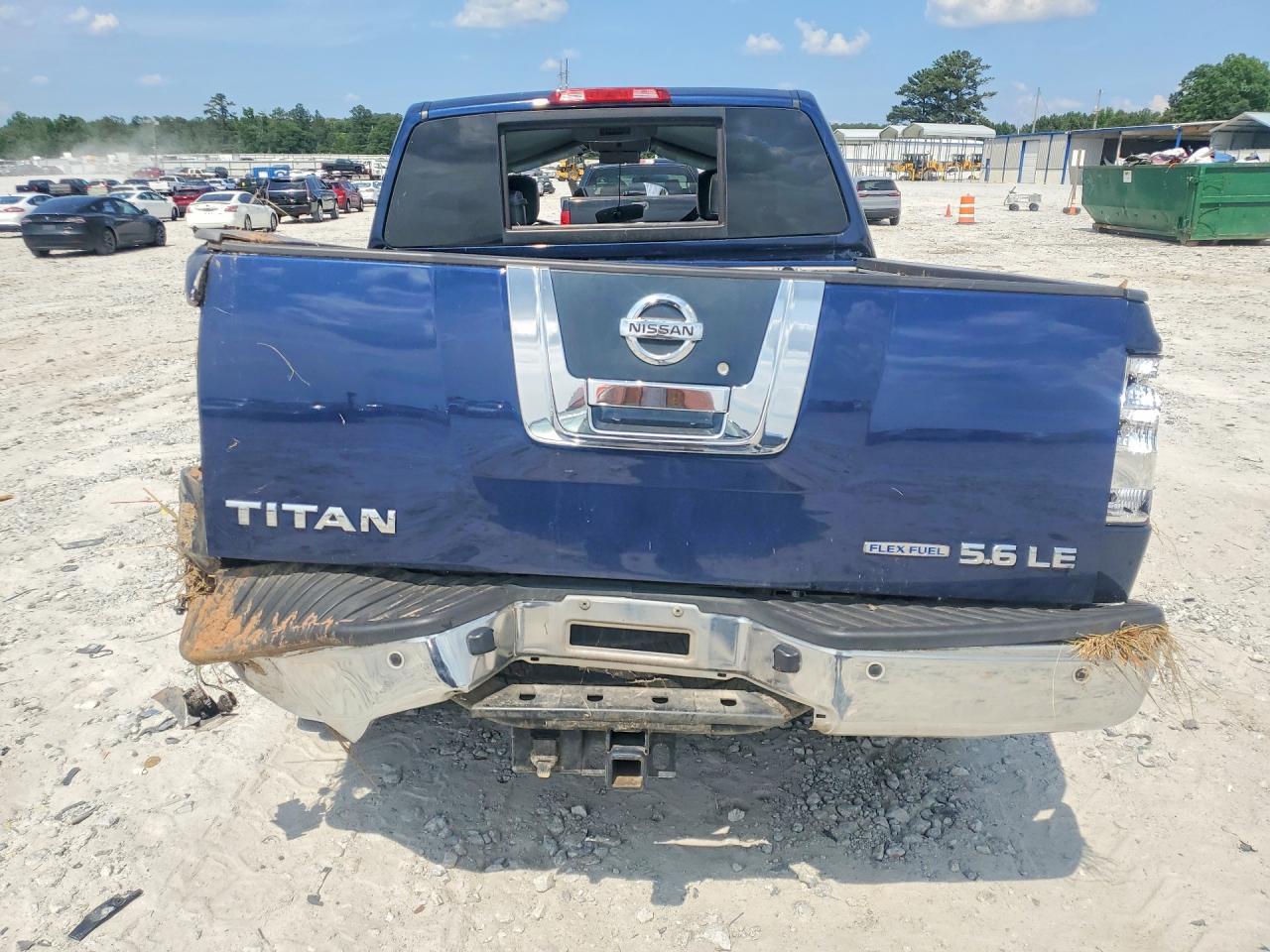2010 Nissan Titan Se Blue vin: 1N6BA0ED8AN325448