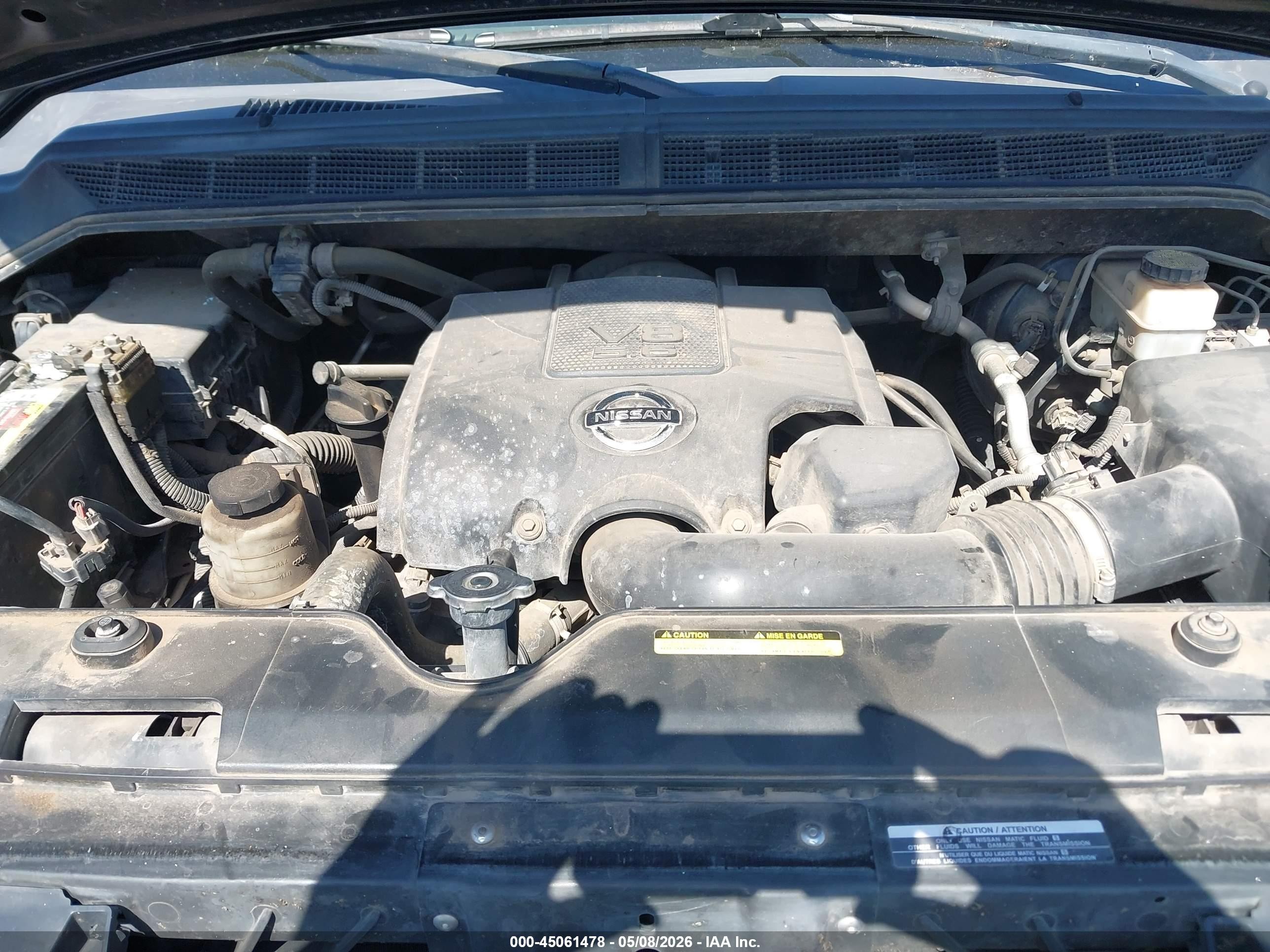 2011 Nissan Titan Sv Синий vin: 1N6BA0ED8BN314290