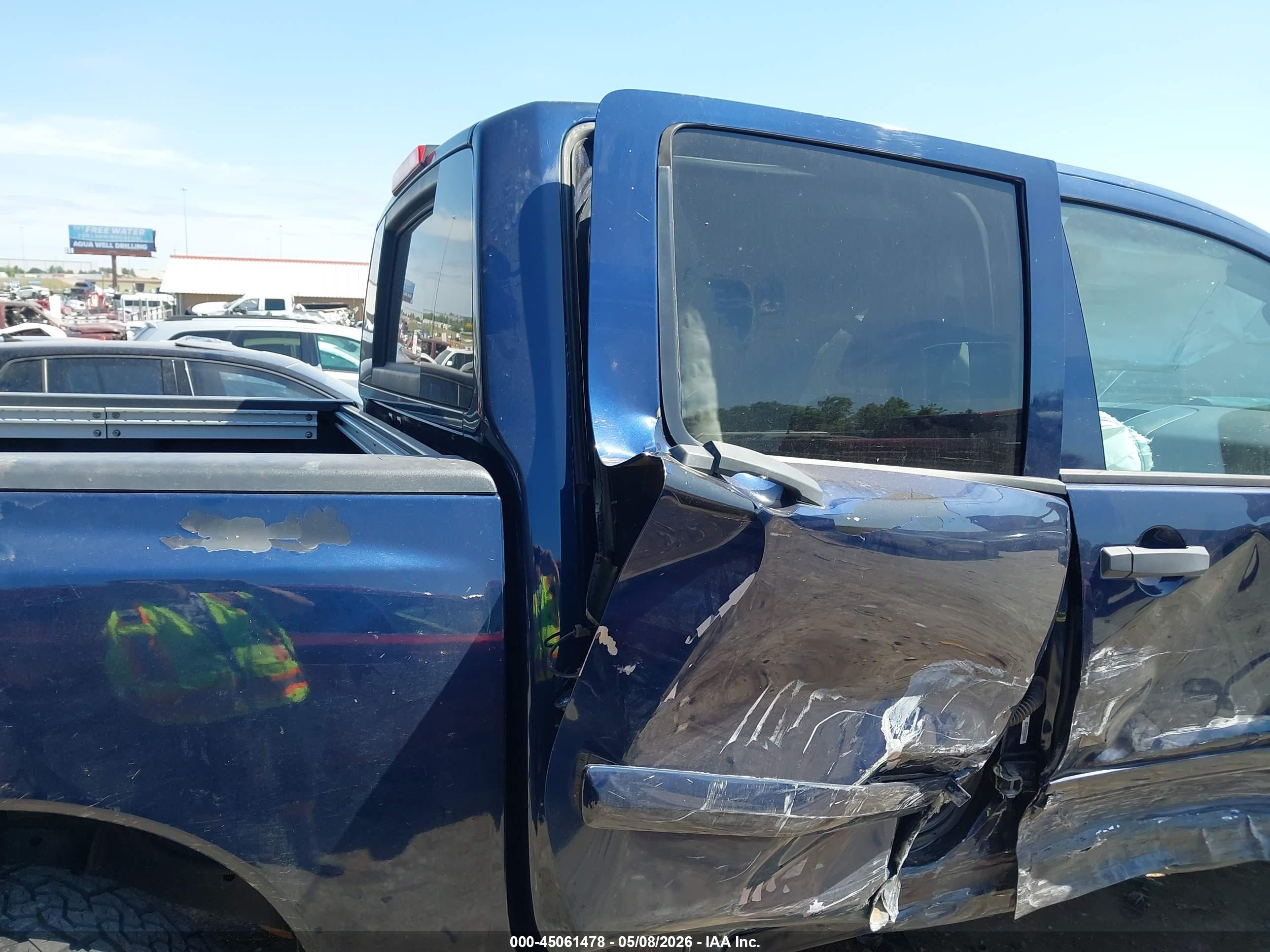 2011 Nissan Titan Sv Синий vin: 1N6BA0ED8BN314290