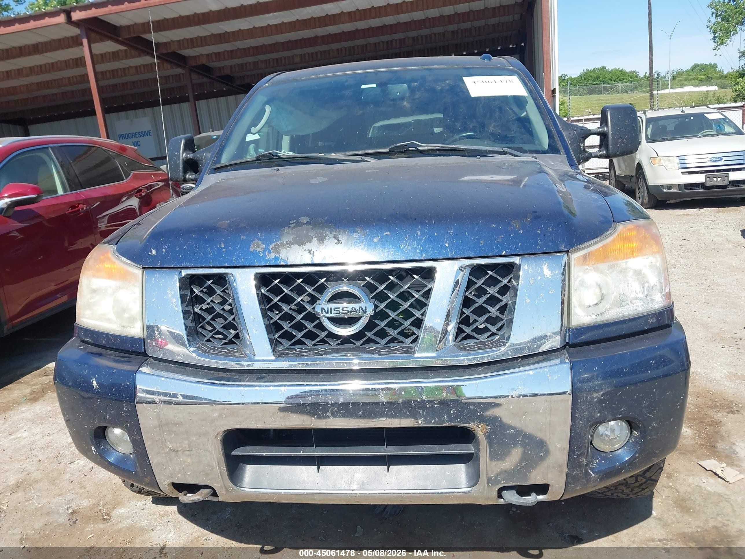 2011 Nissan Titan Sv Синий vin: 1N6BA0ED8BN314290