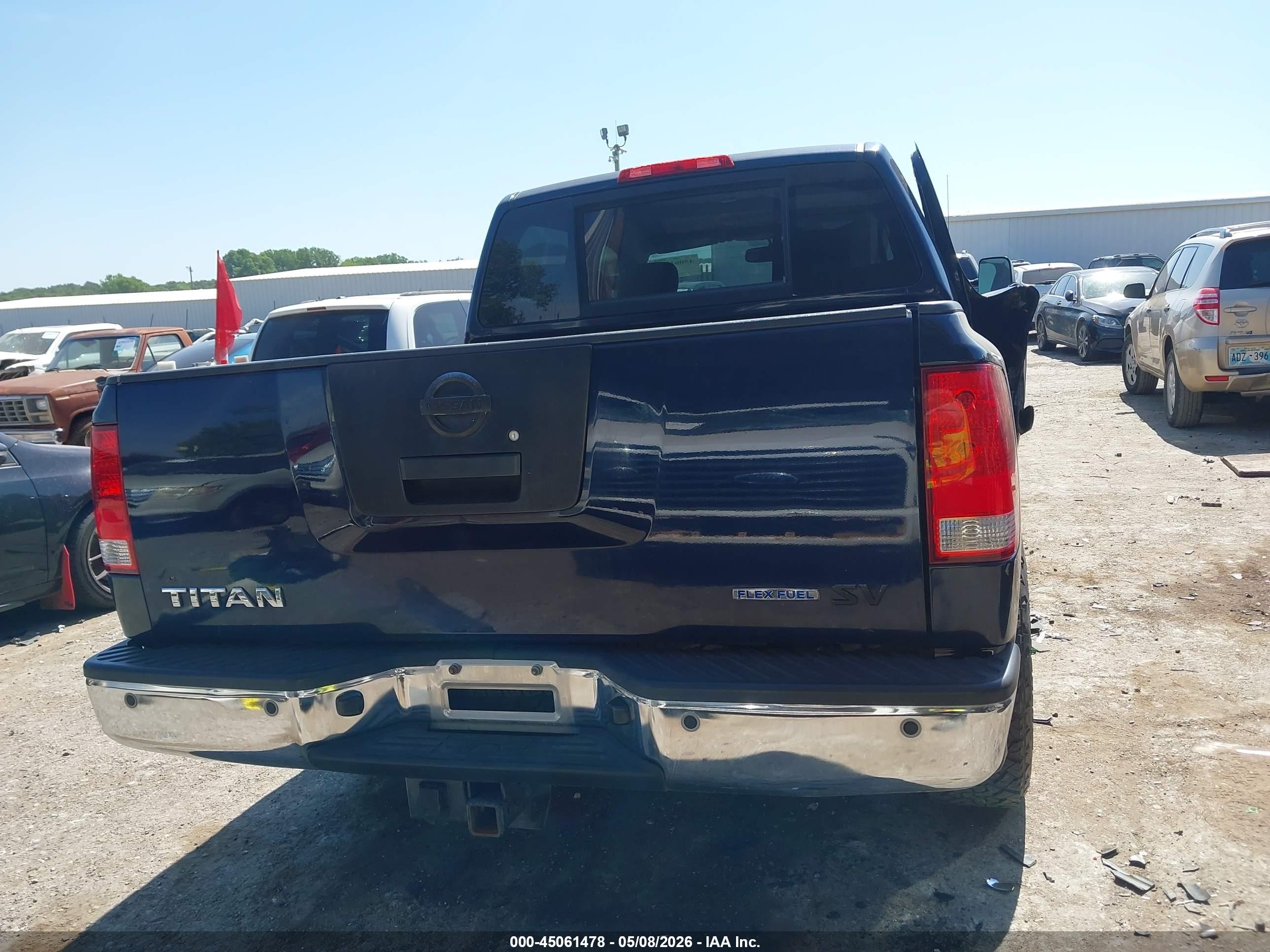 2011 Nissan Titan Sv Синий vin: 1N6BA0ED8BN314290