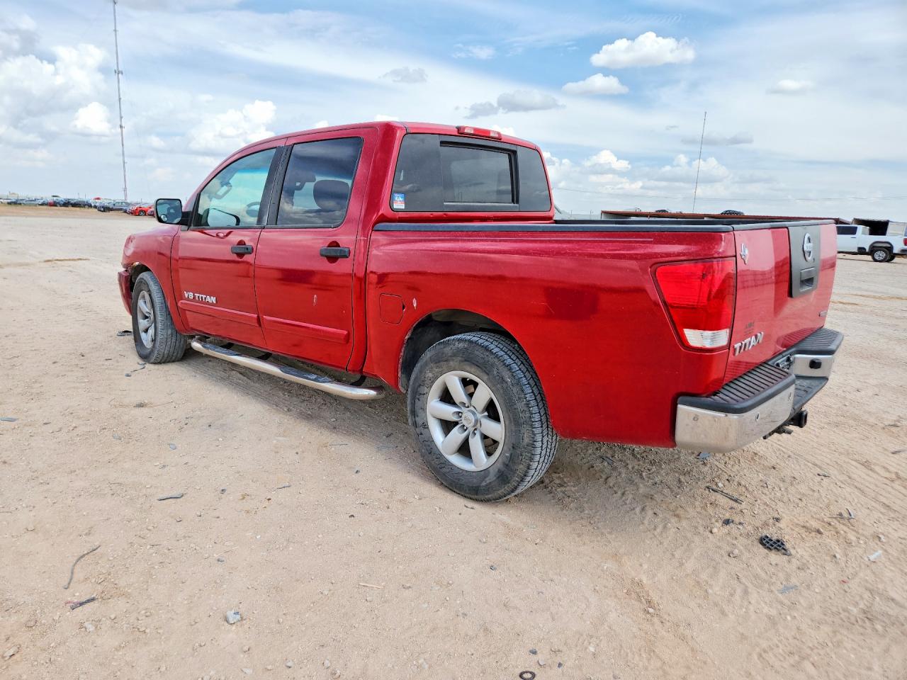 2012 Nissan Titan Sv Red vin: 1N6BA0ED8CN310712