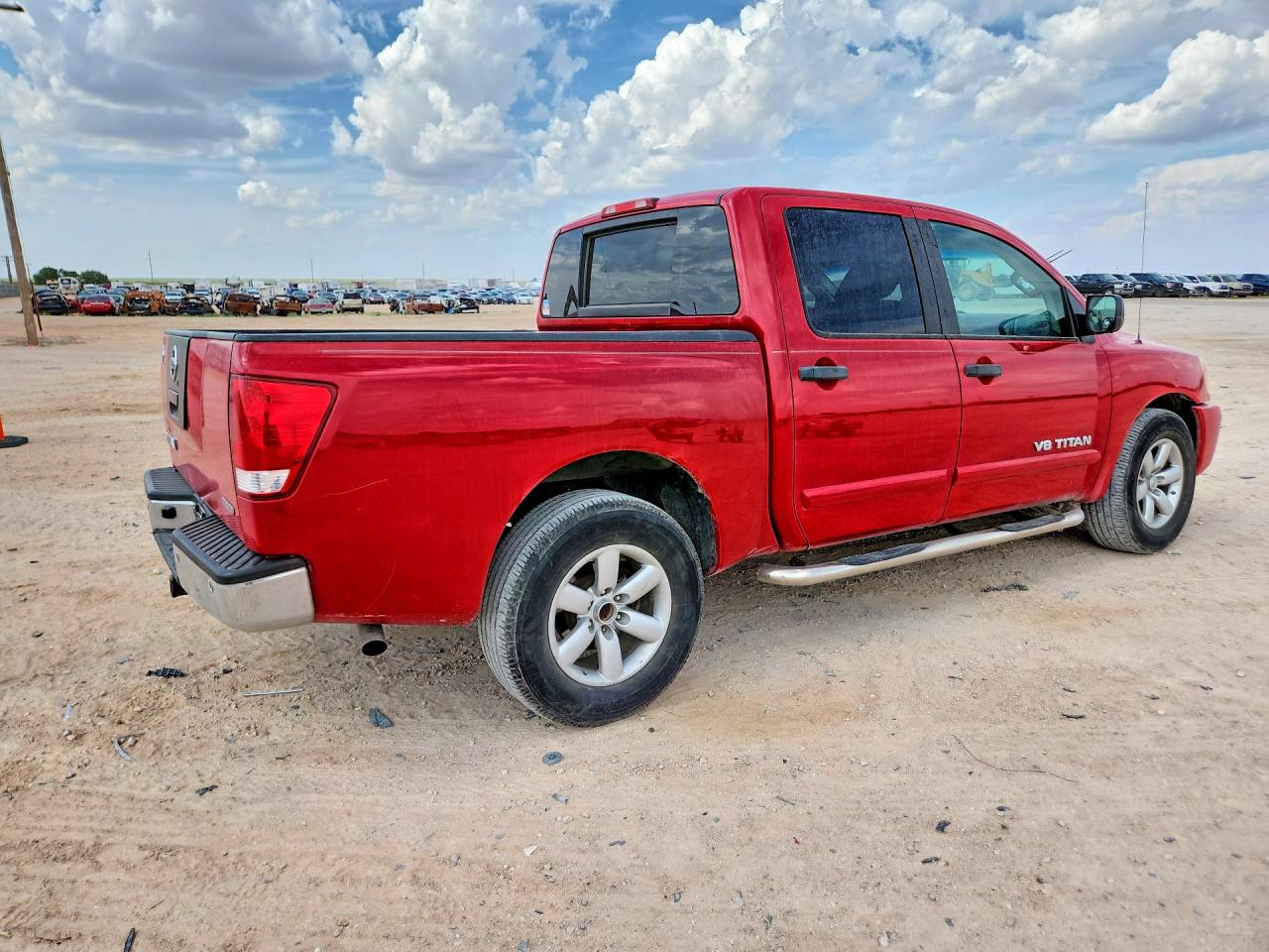2012 Nissan Titan Sv Red vin: 1N6BA0ED8CN310712