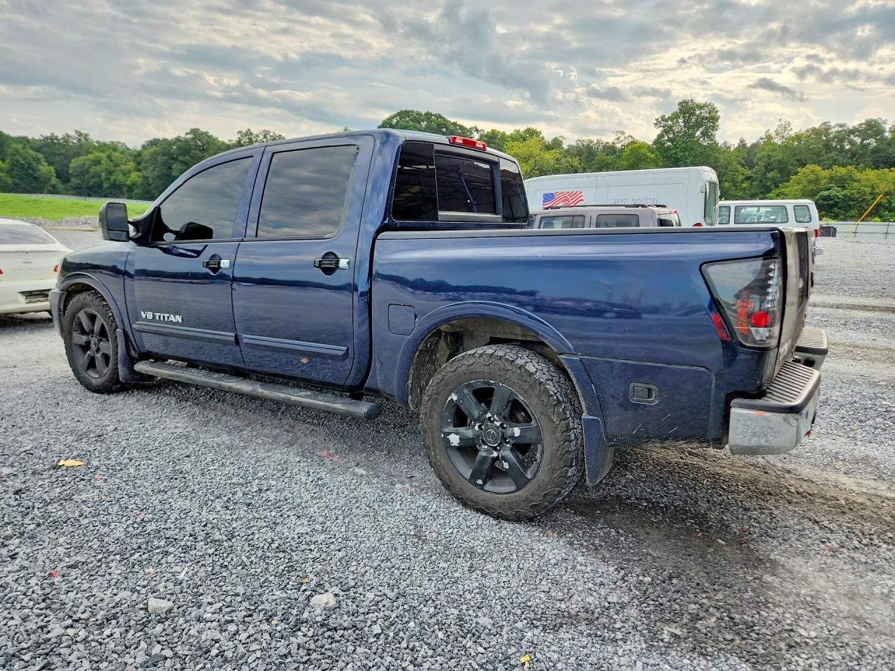 2010 Nissan Titan Se Blue vin: 1N6BA0ED9AN303829
