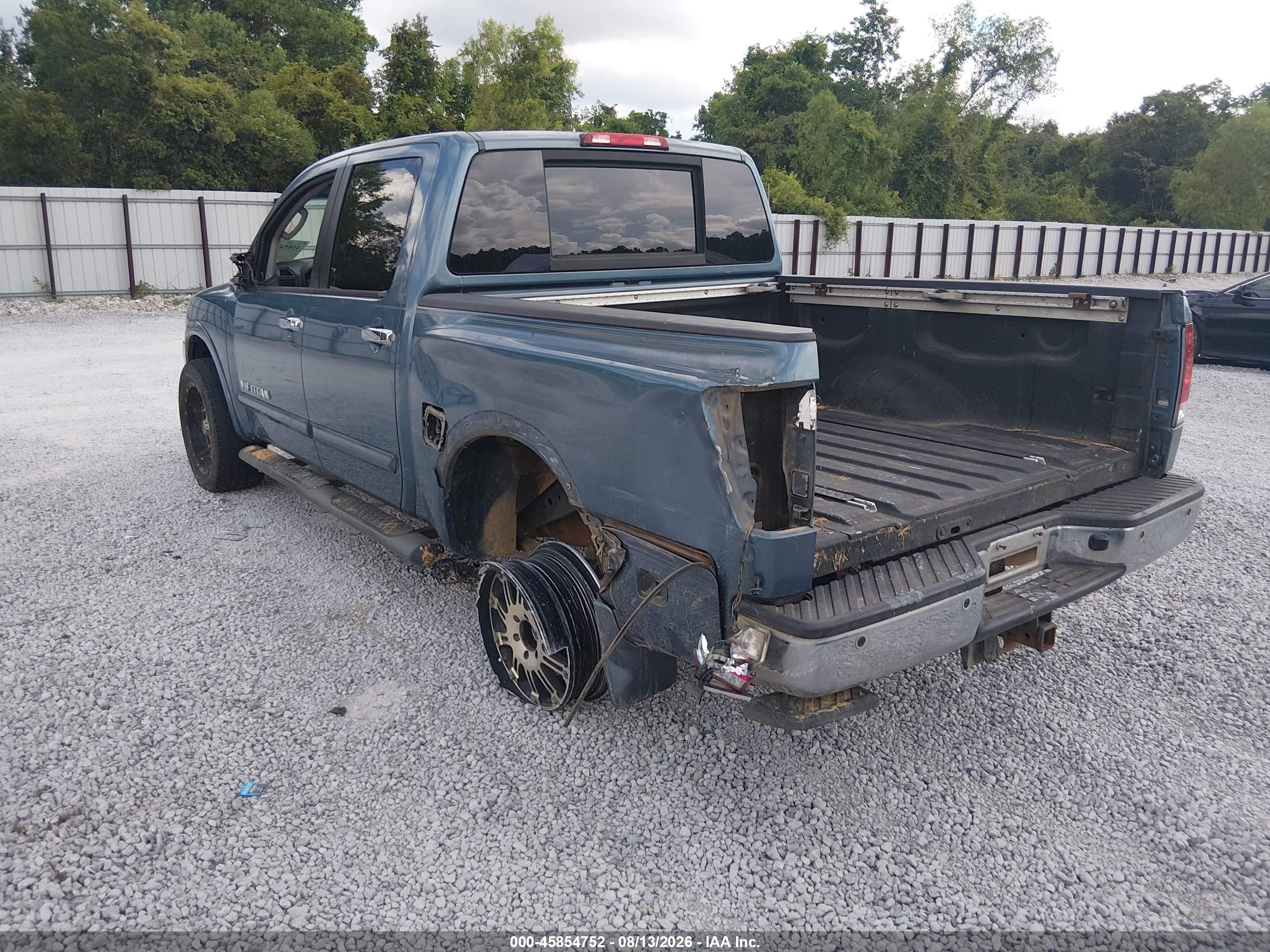 2010 Nissan Titan Le Синий vin: 1N6BA0ED9AN303880