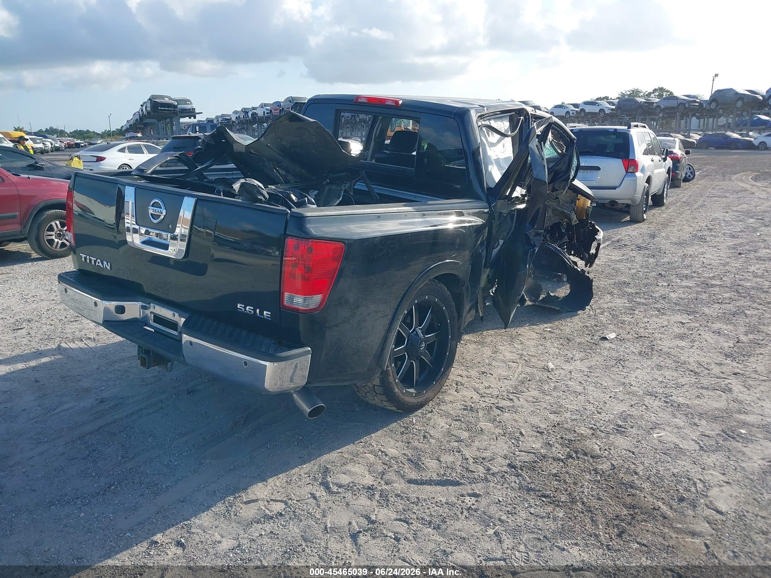 2010 Nissan Titan Le Black vin: 1N6BA0ED9AN322204