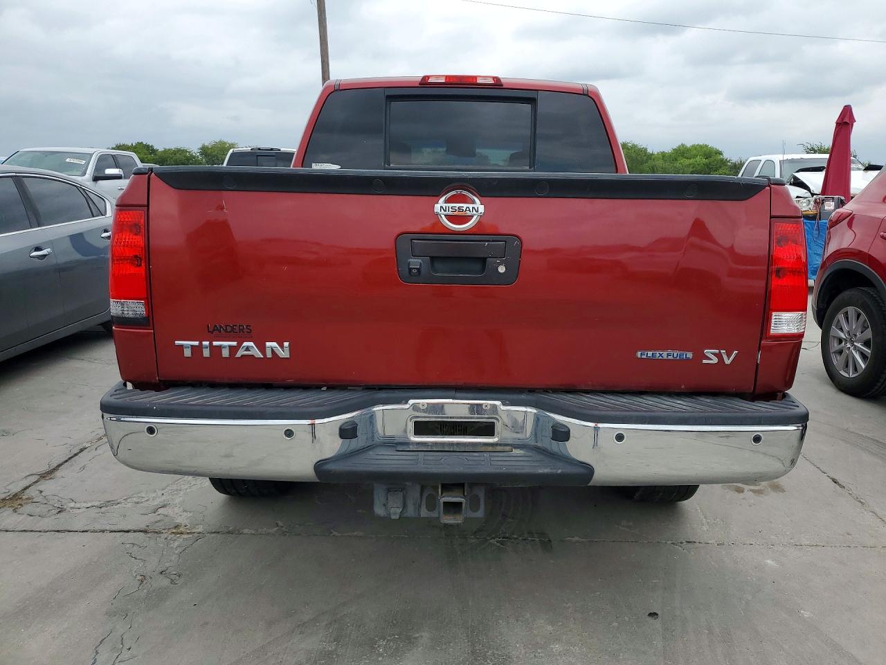 2015 Nissan Titan Sv Красный vin: 1N6BA0ED9FN502239