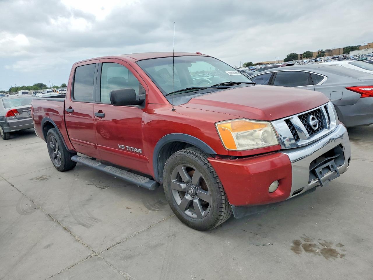 2015 Nissan Titan Sv Красный vin: 1N6BA0ED9FN502239