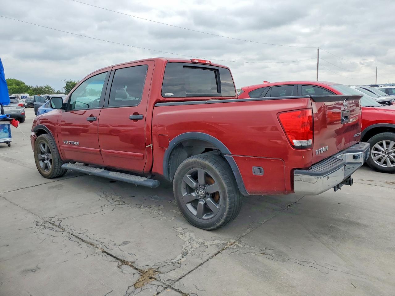 2015 Nissan Titan Sv Красный vin: 1N6BA0ED9FN502239