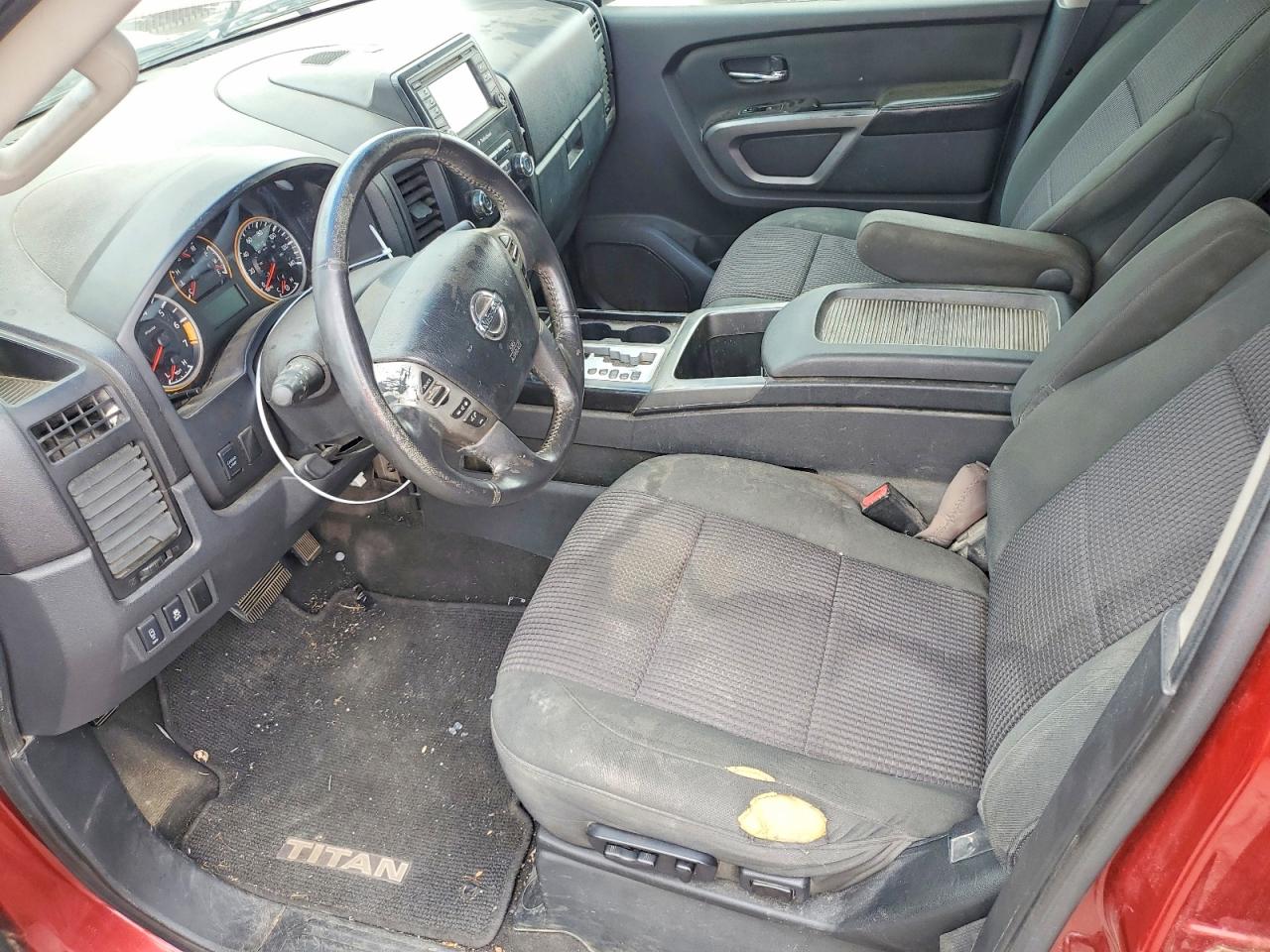 2015 Nissan Titan Sv Красный vin: 1N6BA0ED9FN502239