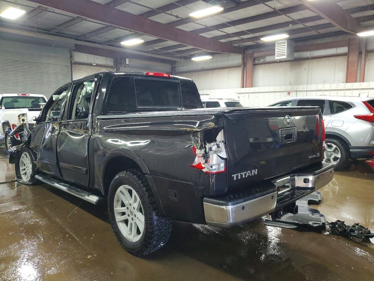 2015 Nissan Titan S Черный vin: 1N6BA0ED9FN502970