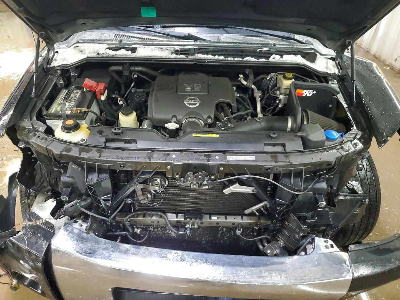 2015 Nissan Titan S Черный vin: 1N6BA0ED9FN502970