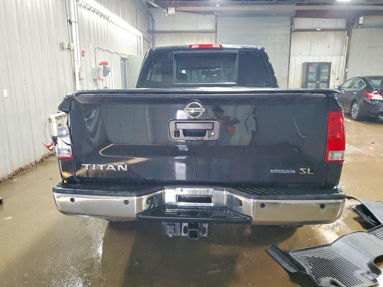 2015 Nissan Titan S Черный vin: 1N6BA0ED9FN502970