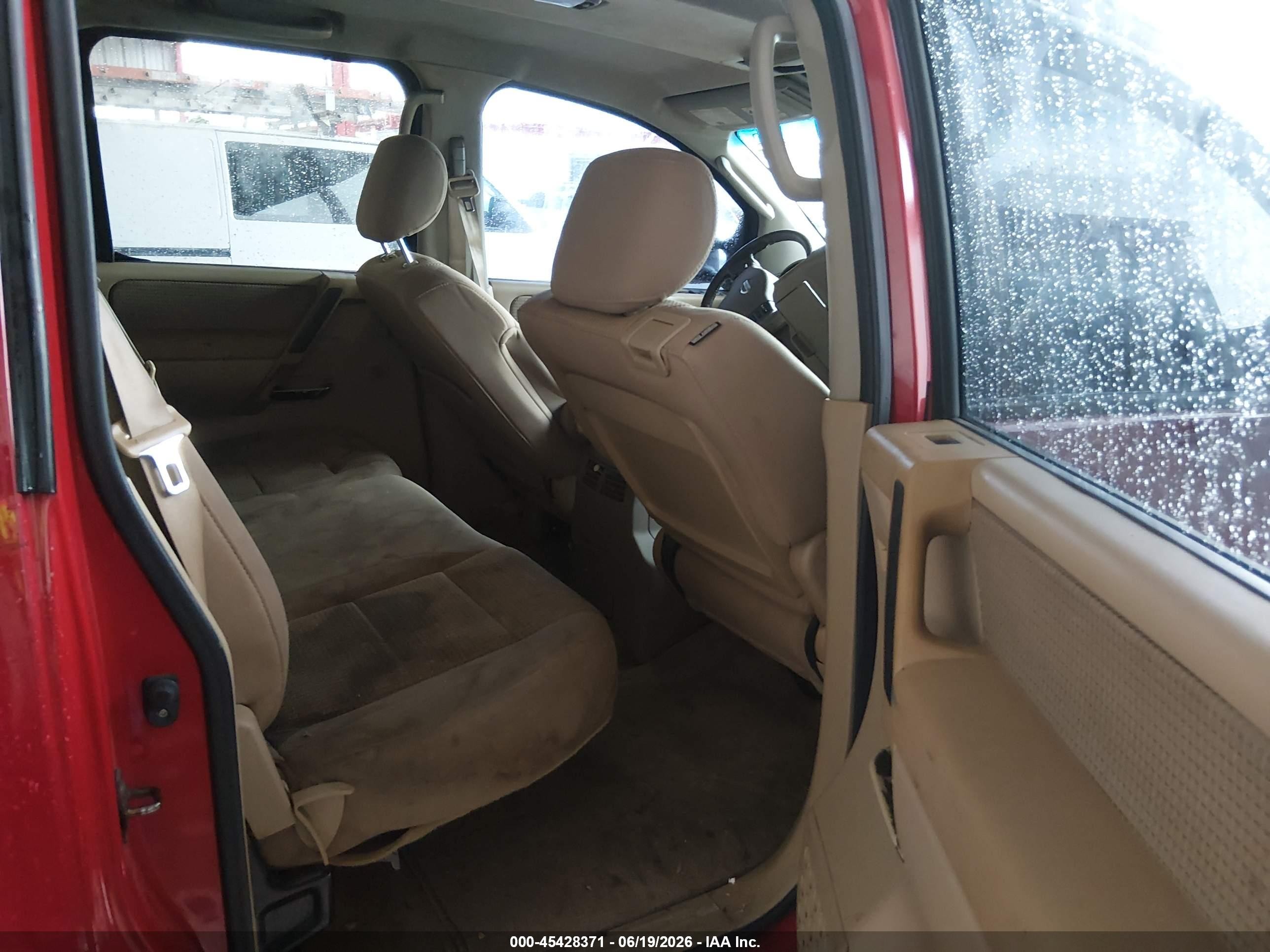 2010 Nissan Titan Se Red vin: 1N6BA0EDXAN311809