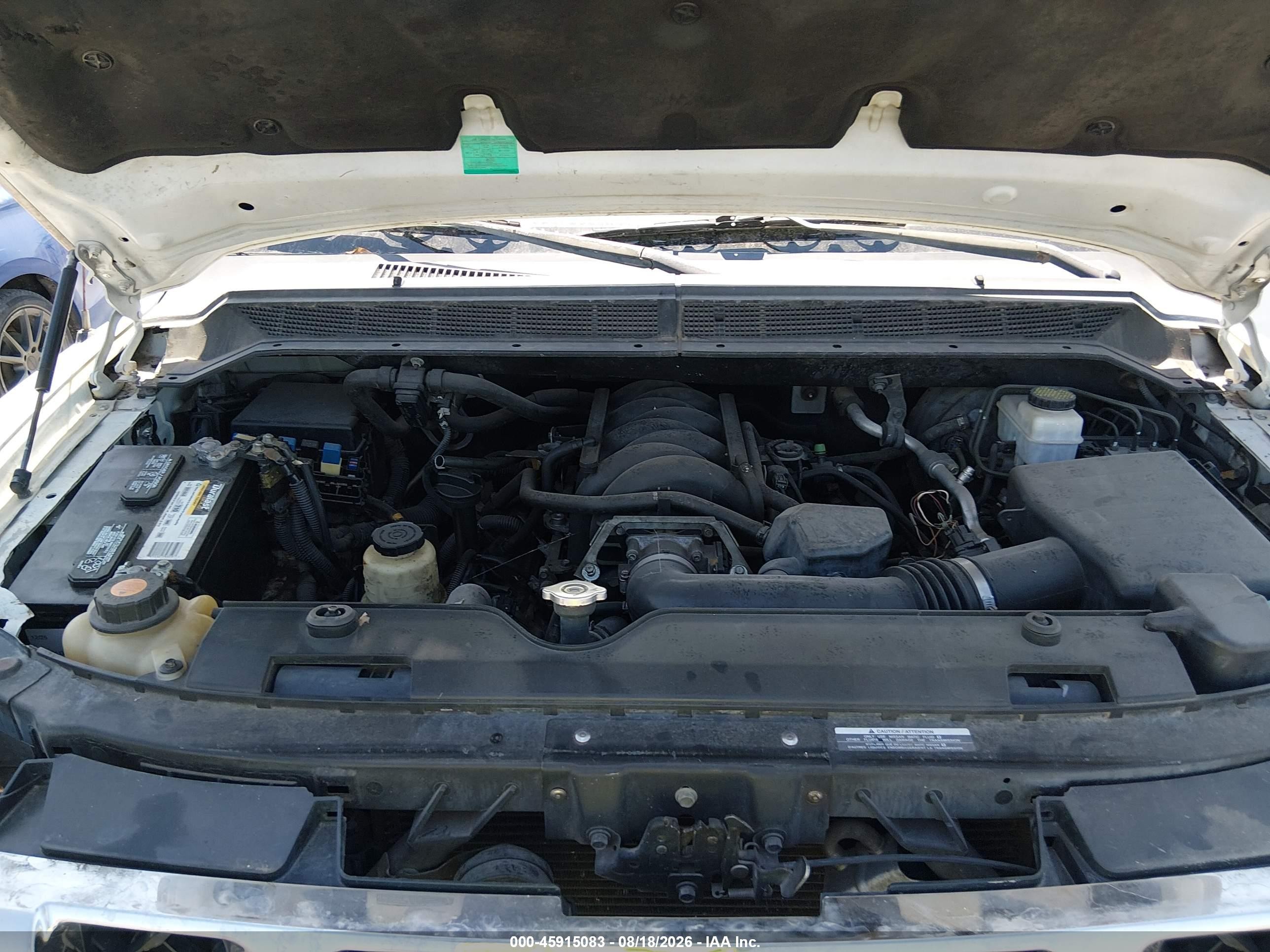 2010 Nissan Titan Se White vin: 1N6BA0EJ2AN325421