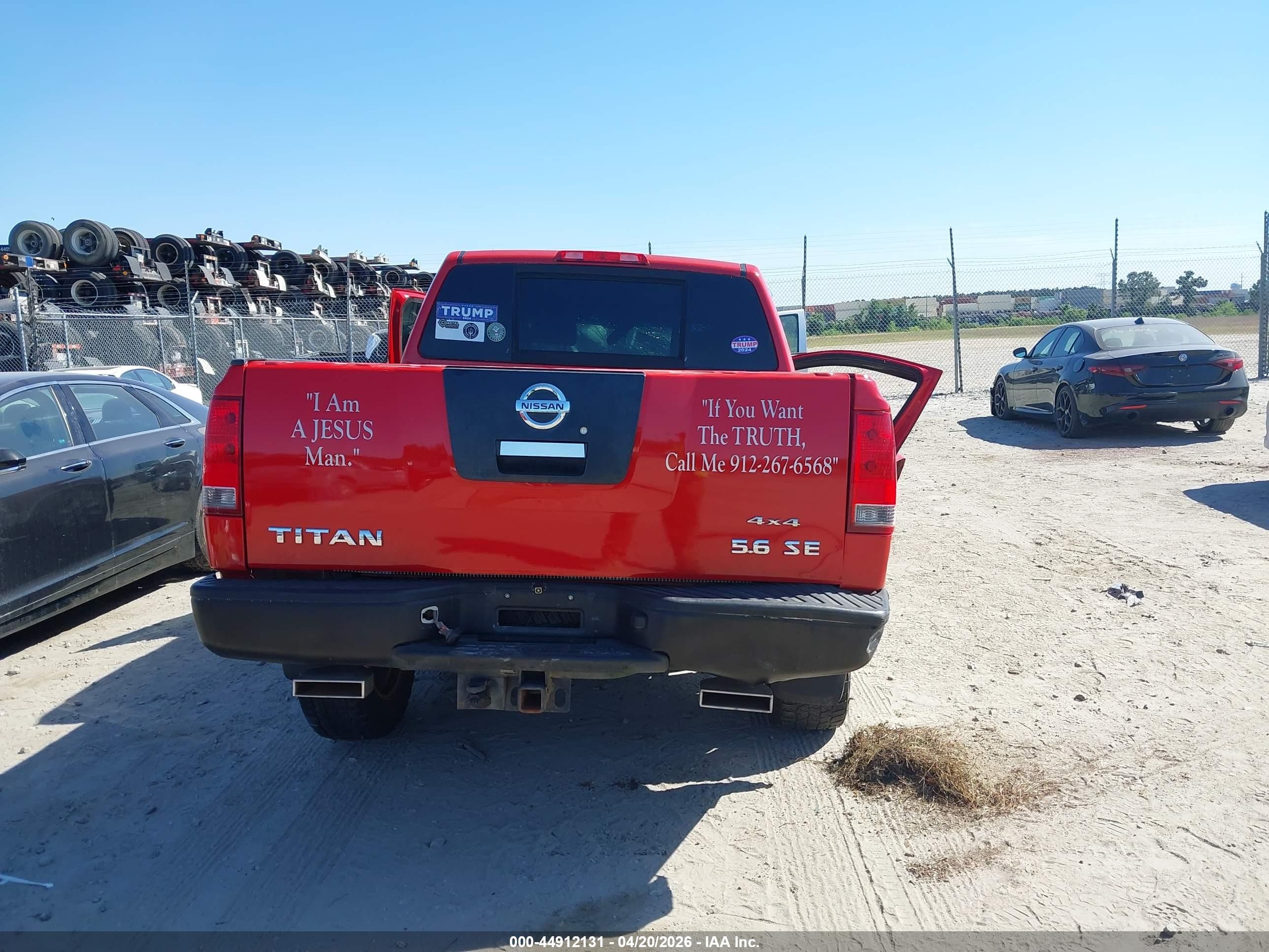 2010 Nissan Titan Xe Красный vin: 1N6BA0EJ4AN304893
