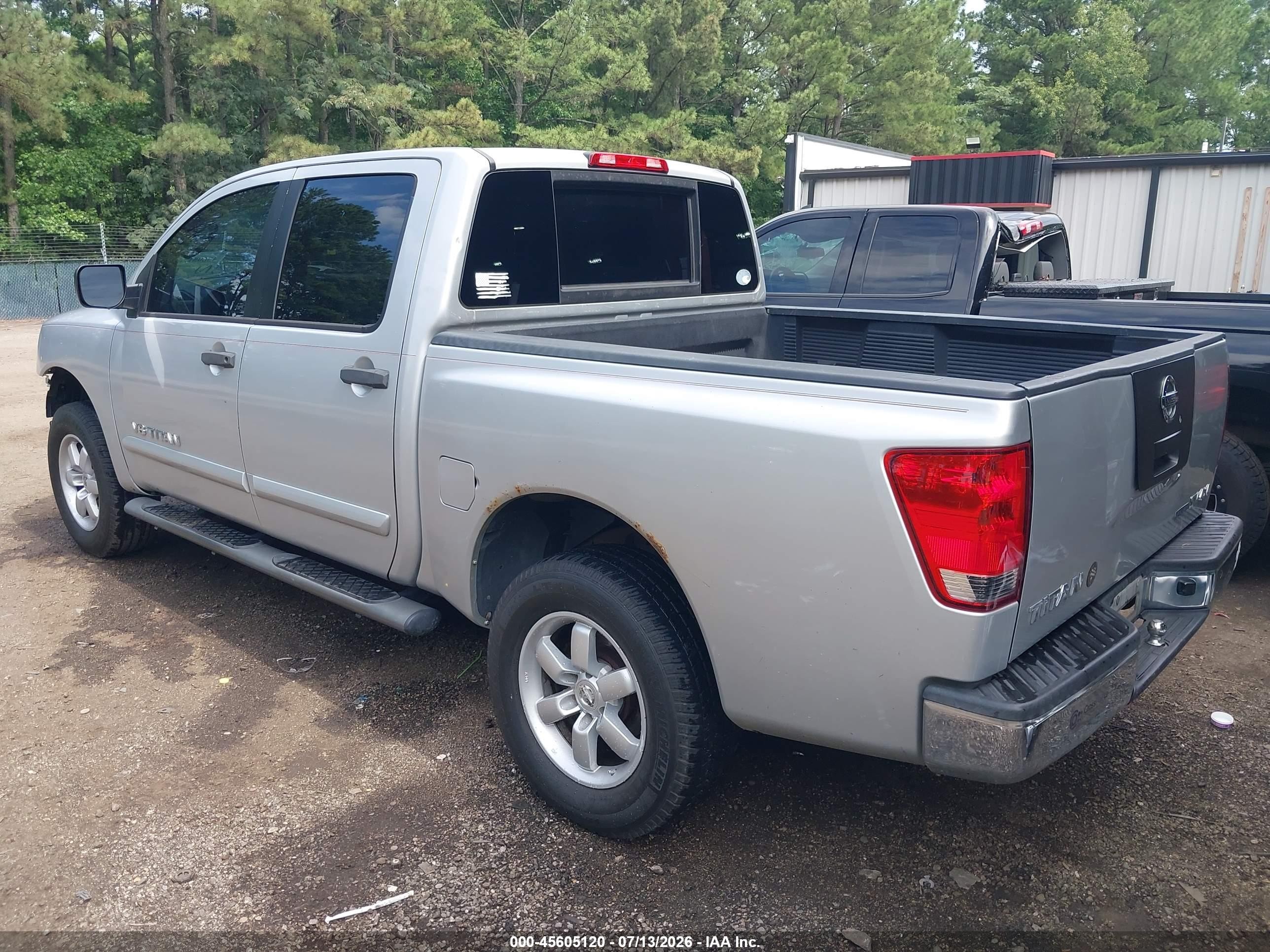 2011 Nissan Titan Sv Серебряный vin: 1N6BA0EJ4BN306998