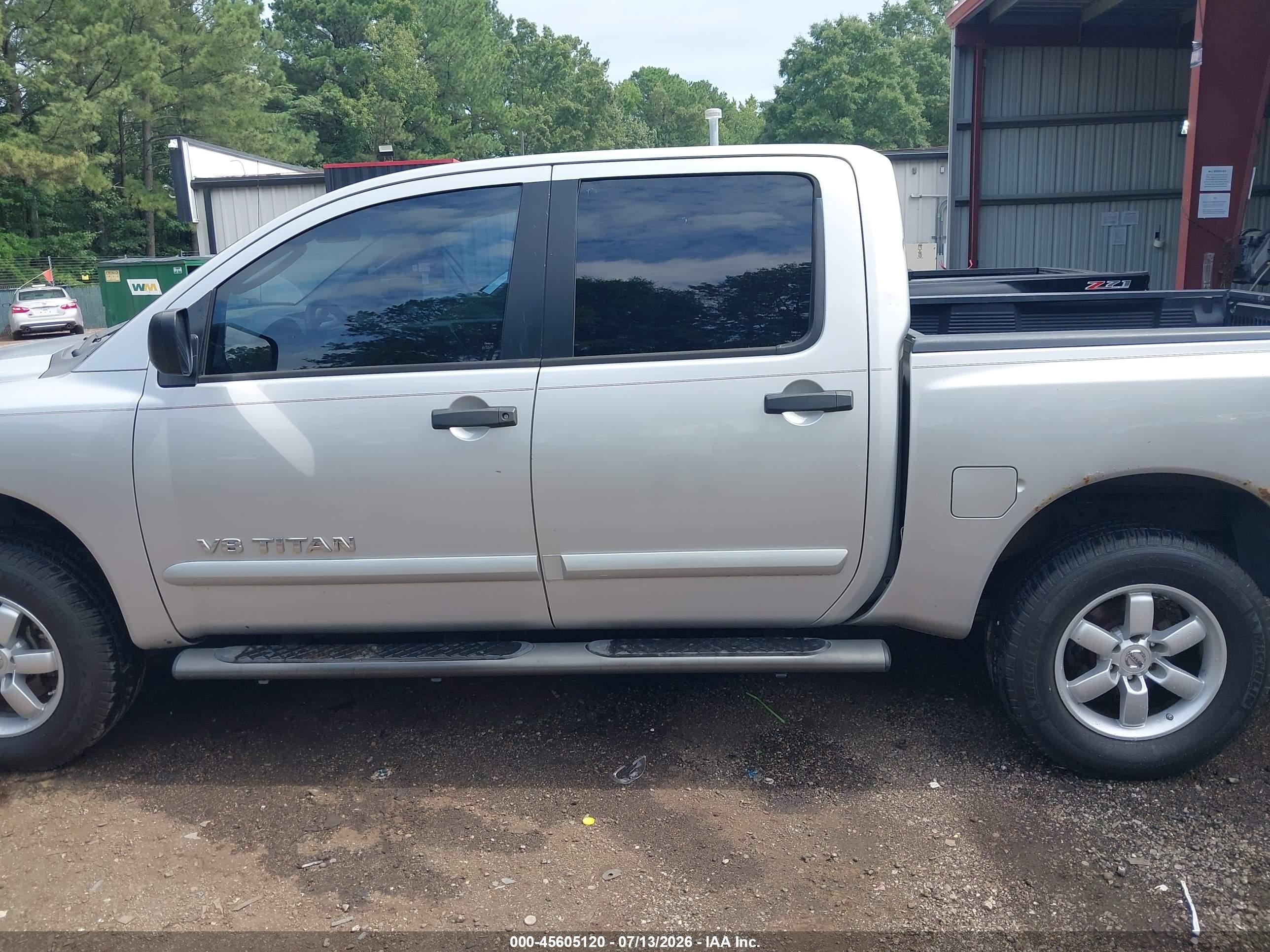 2011 Nissan Titan Sv Серебряный vin: 1N6BA0EJ4BN306998