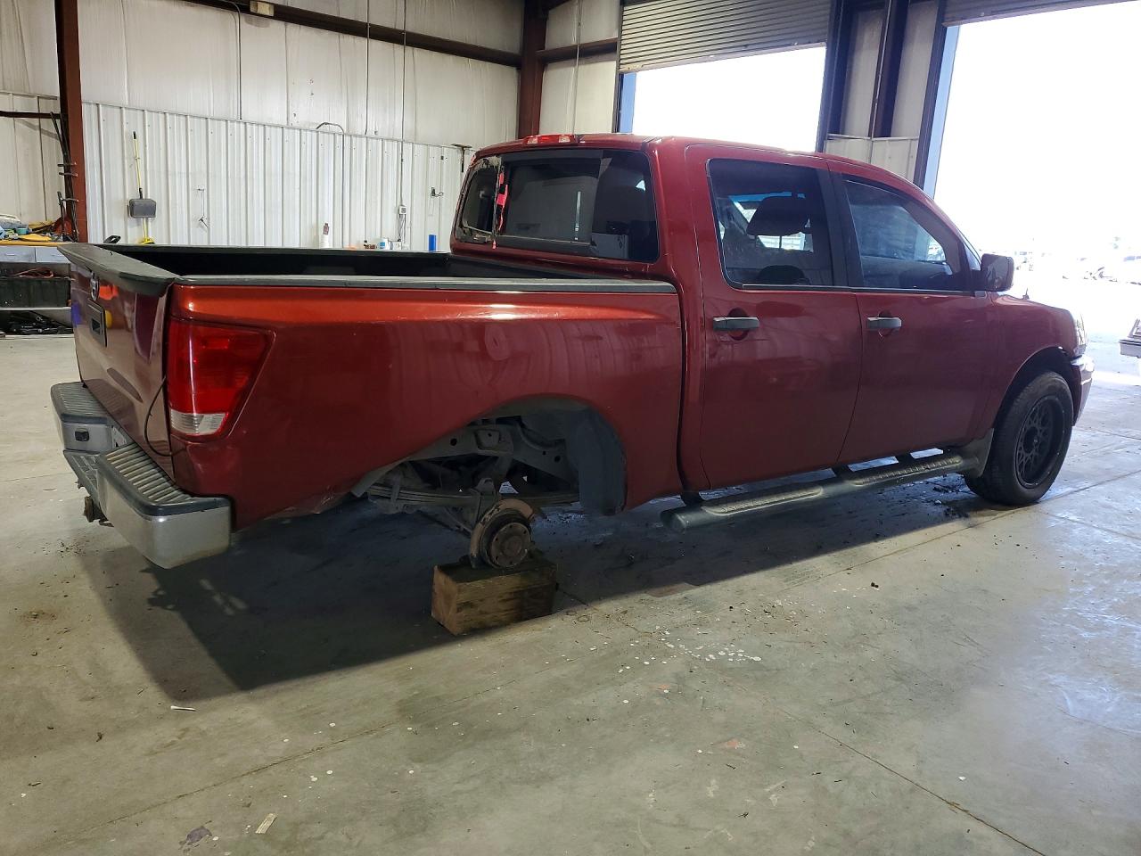 2014 Nissan Titan S Burgundy vin: 1N6BA0EJ4EN515159