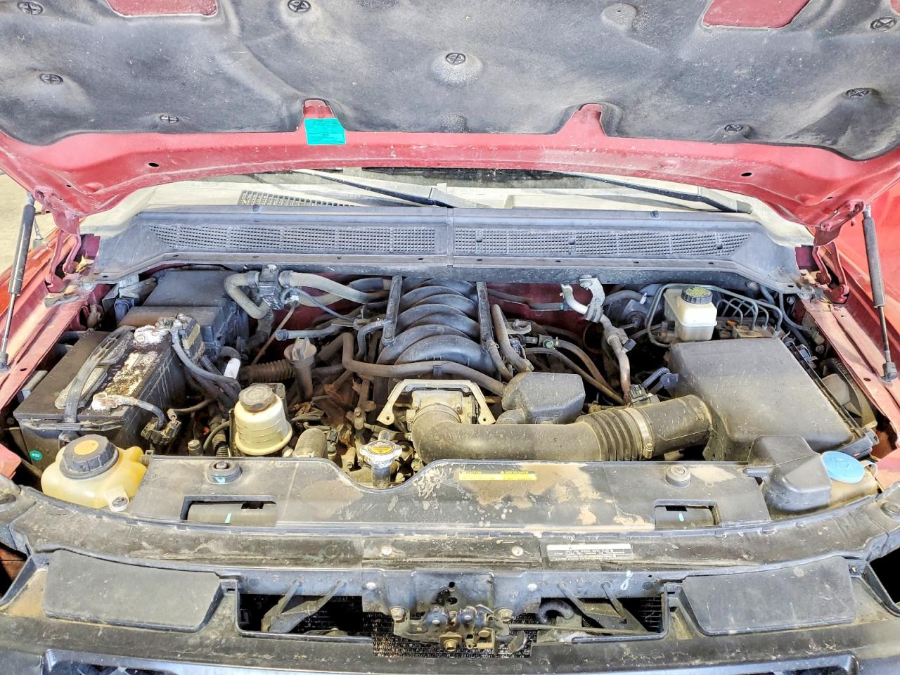 2014 Nissan Titan S Burgundy vin: 1N6BA0EJ4EN515159