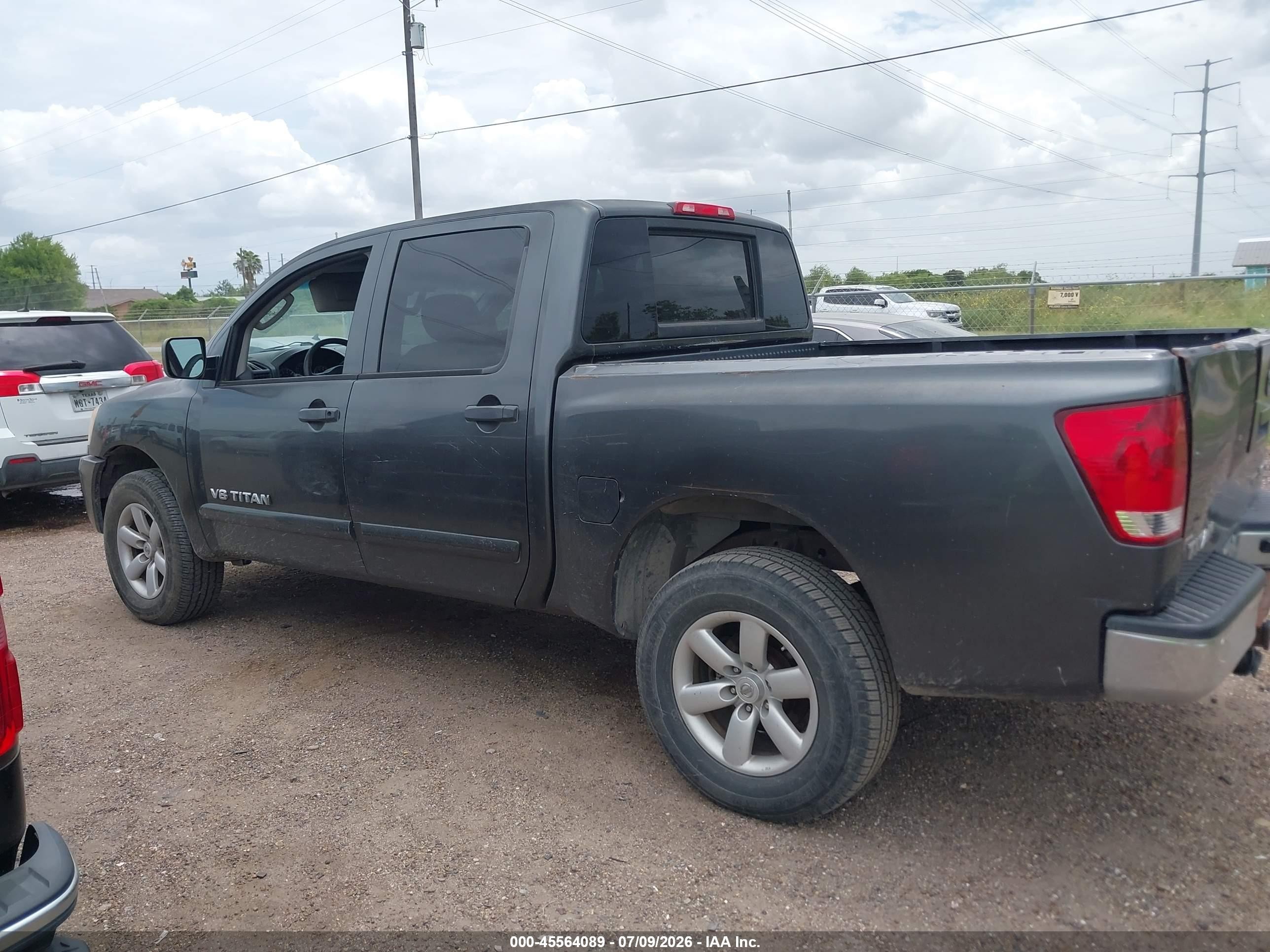 2010 Nissan Titan Se Gray vin: 1N6BA0EJ5AN304045