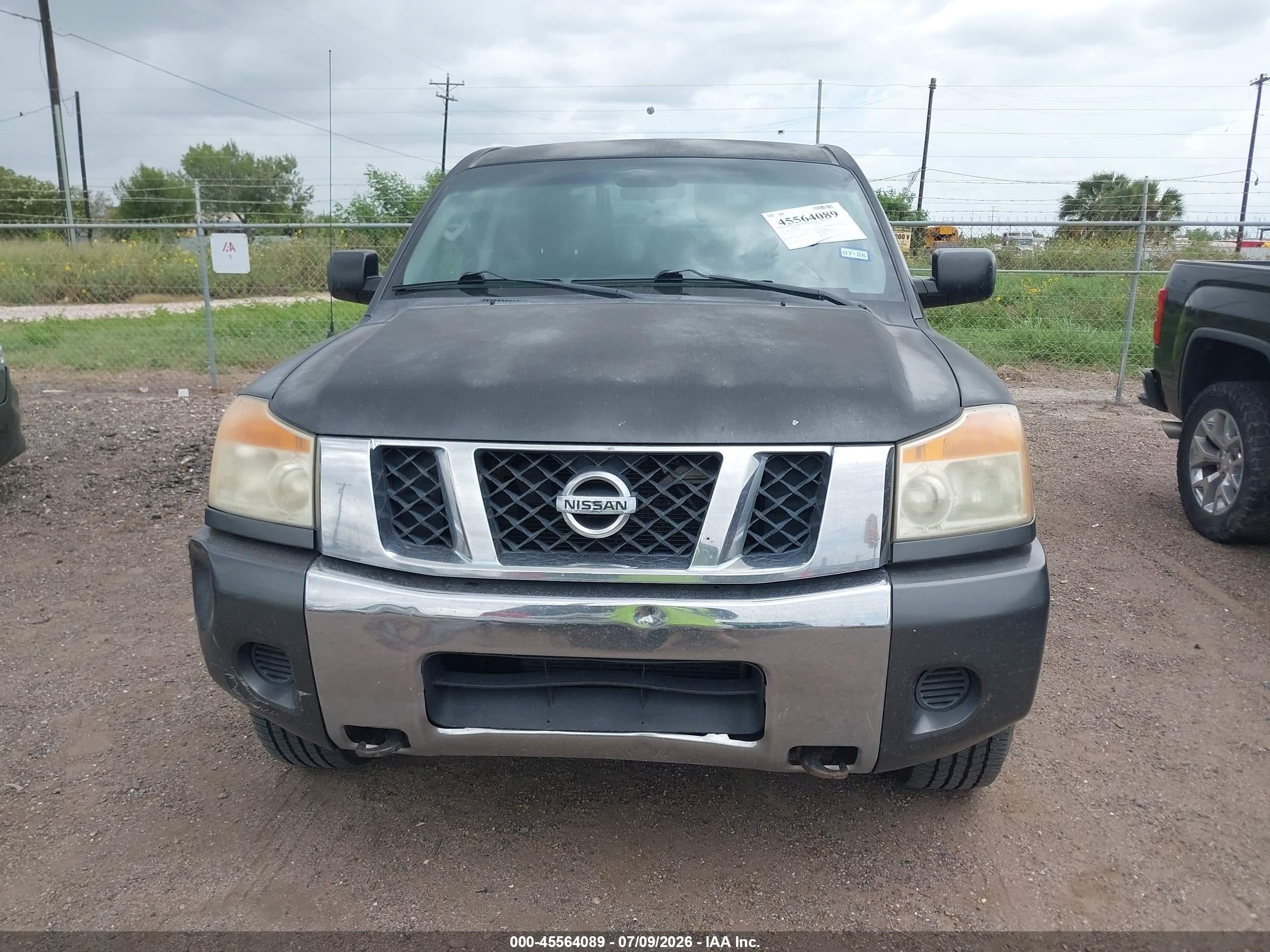 2010 Nissan Titan Se Gray vin: 1N6BA0EJ5AN304045