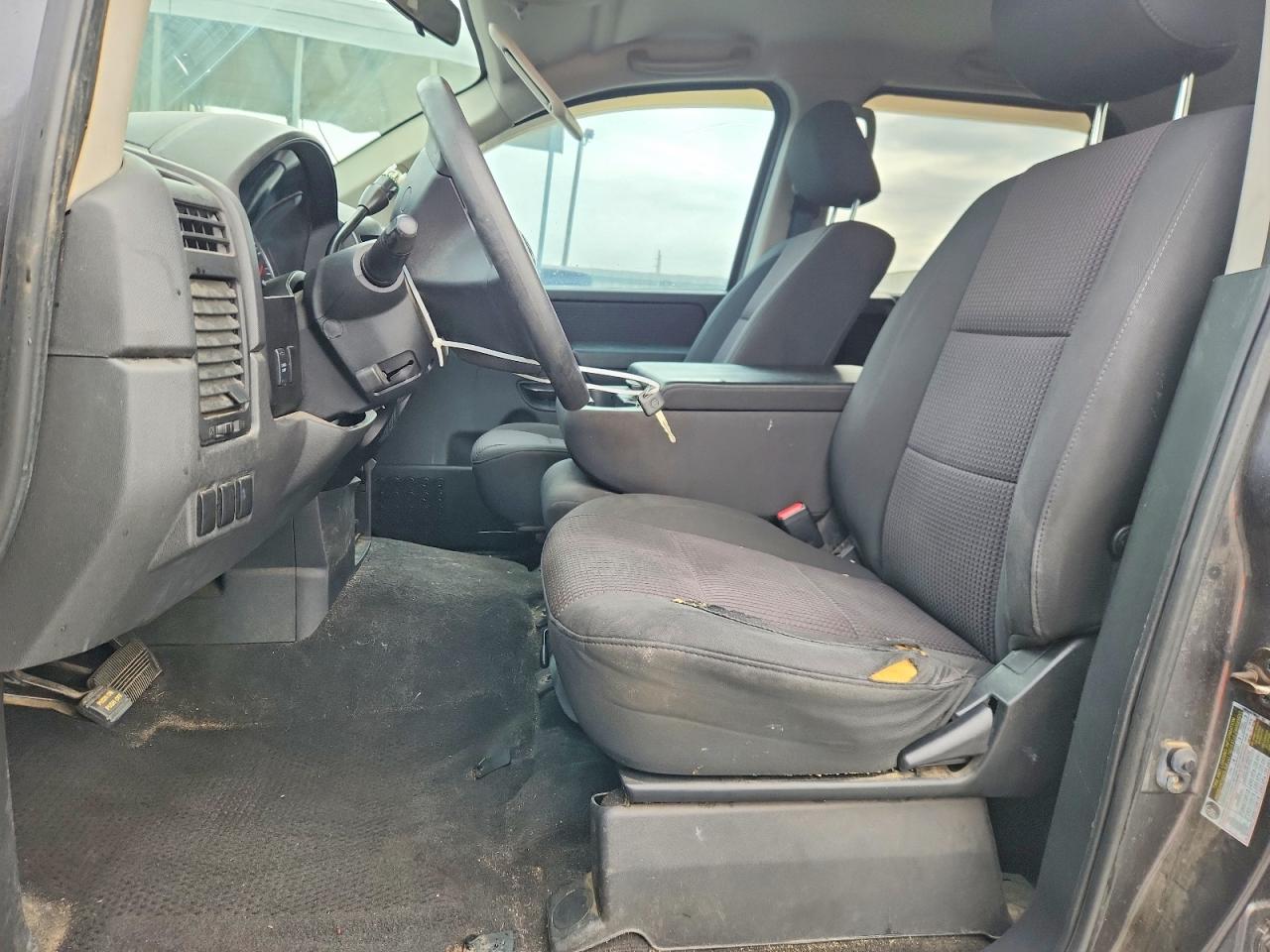 2012 Nissan Titan S Gray vin: 1N6BA0EJ8CN319805