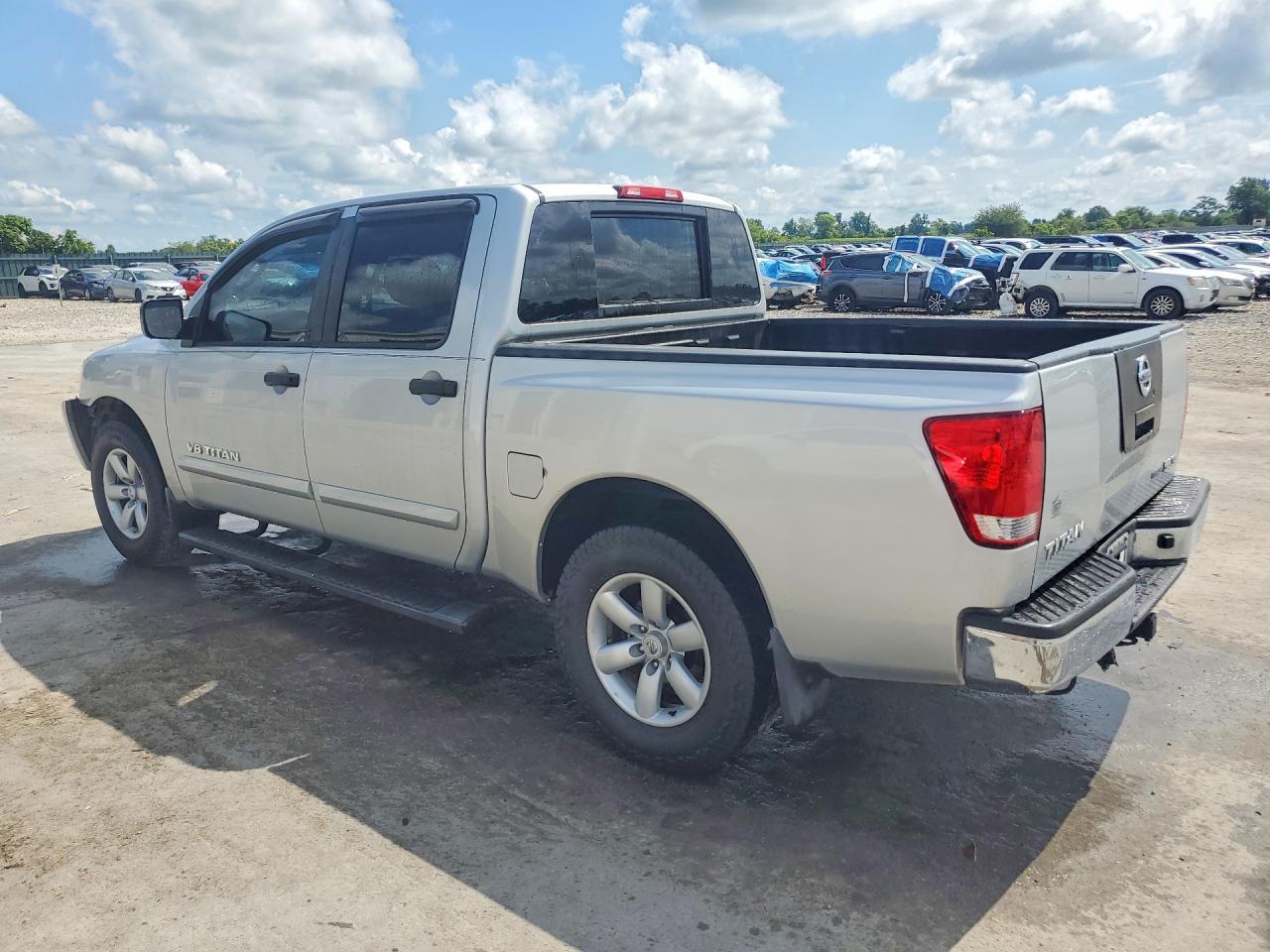 2010 Nissan Titan Xe Silver vin: 1N6BA0EK0AN325071