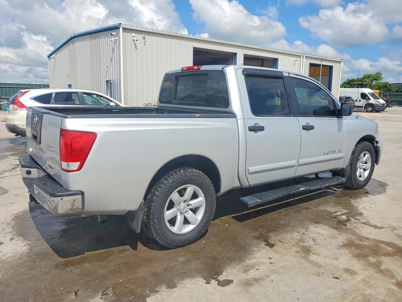 2010 Nissan Titan Xe Silver vin: 1N6BA0EK0AN325071