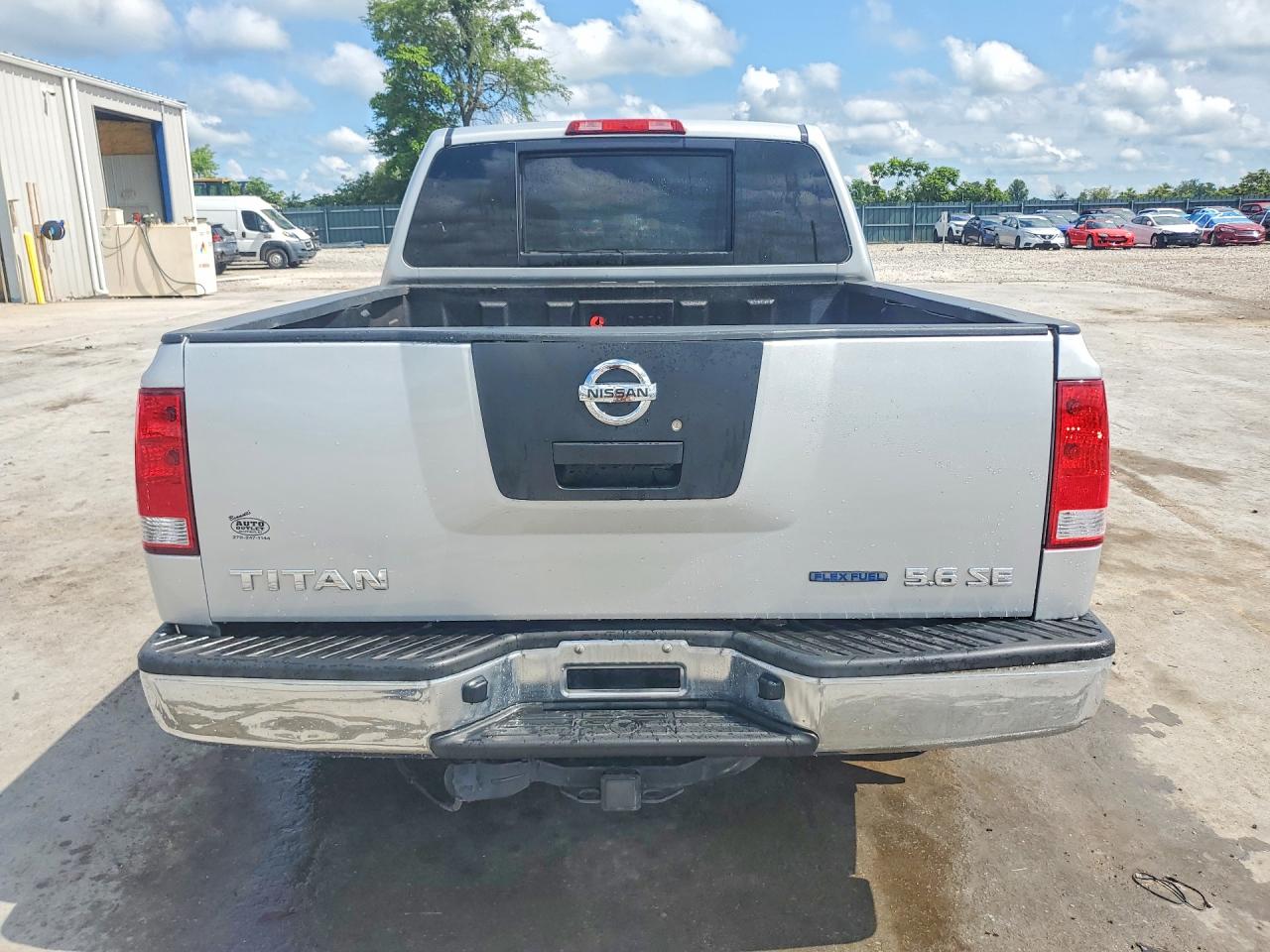 2010 Nissan Titan Xe Silver vin: 1N6BA0EK0AN325071