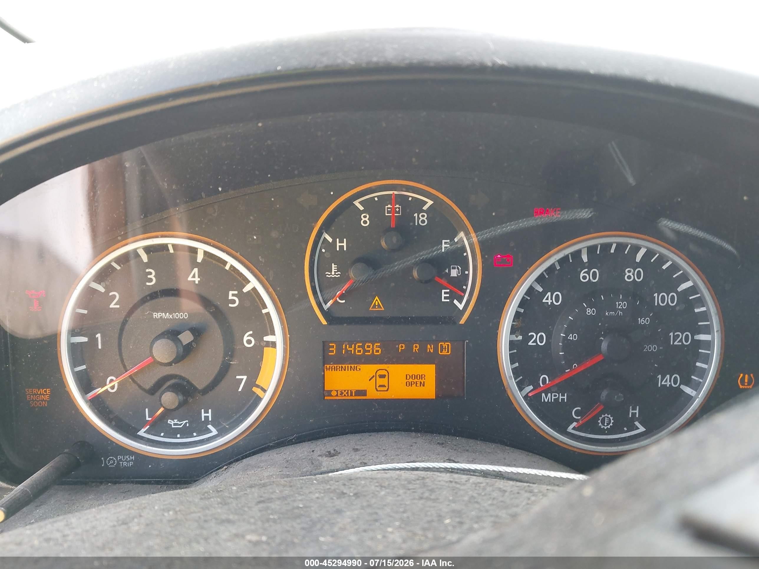 2010 Nissan Titan Se White vin: 1N6BA0EK1AN308554