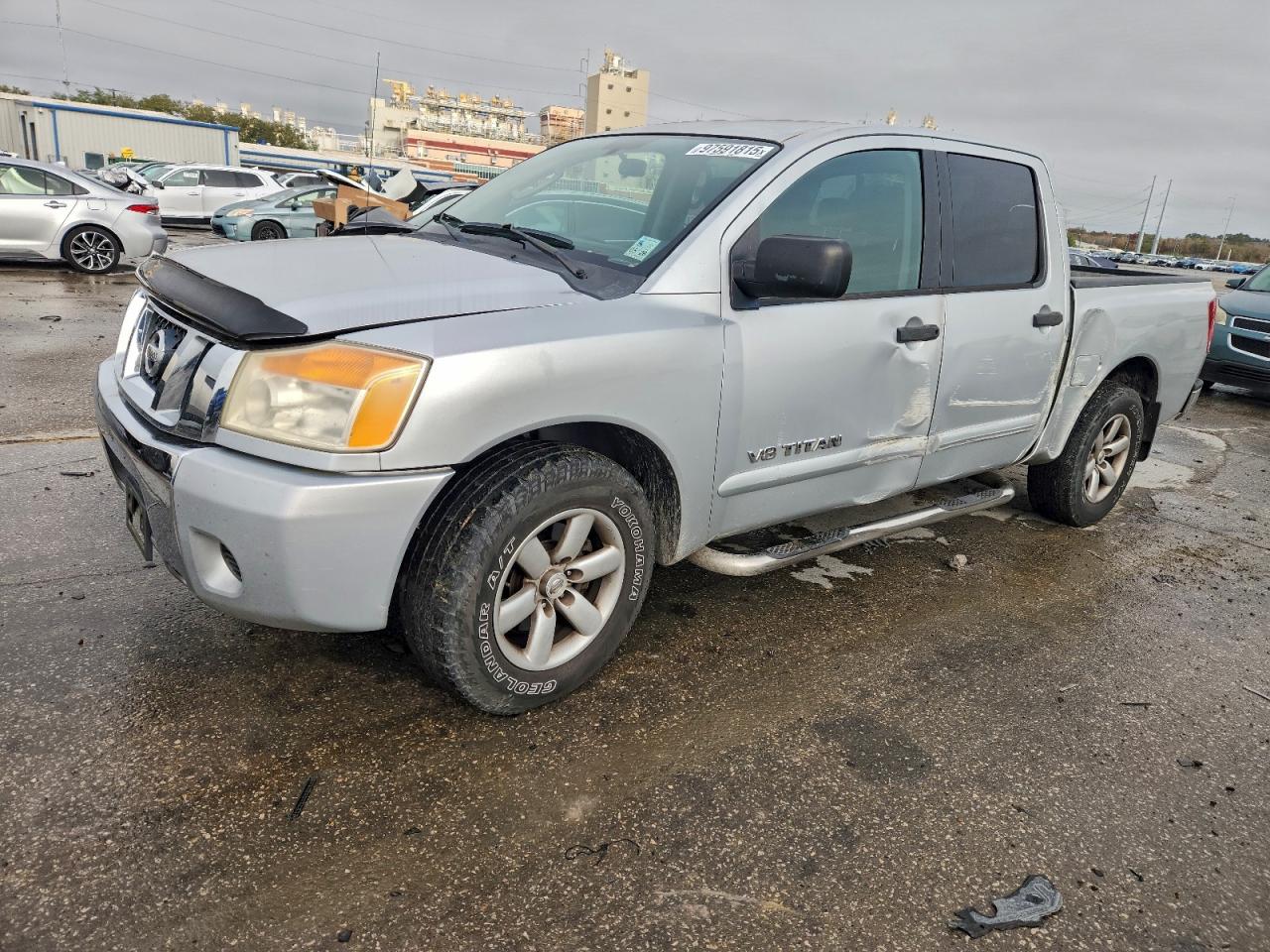 2010 Nissan Titan Xe Серебряный vin: 1N6BA0EK2AN305825