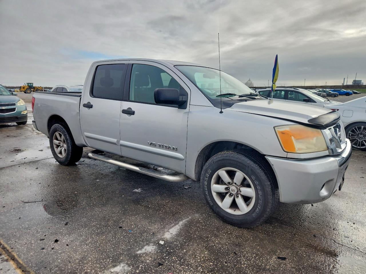 2010 Nissan Titan Xe Серебряный vin: 1N6BA0EK2AN305825