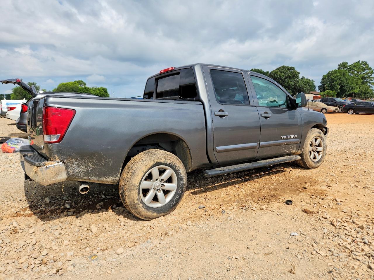 2012 Nissan Titan S Gray vin: 1N6BA0EK2CN314382