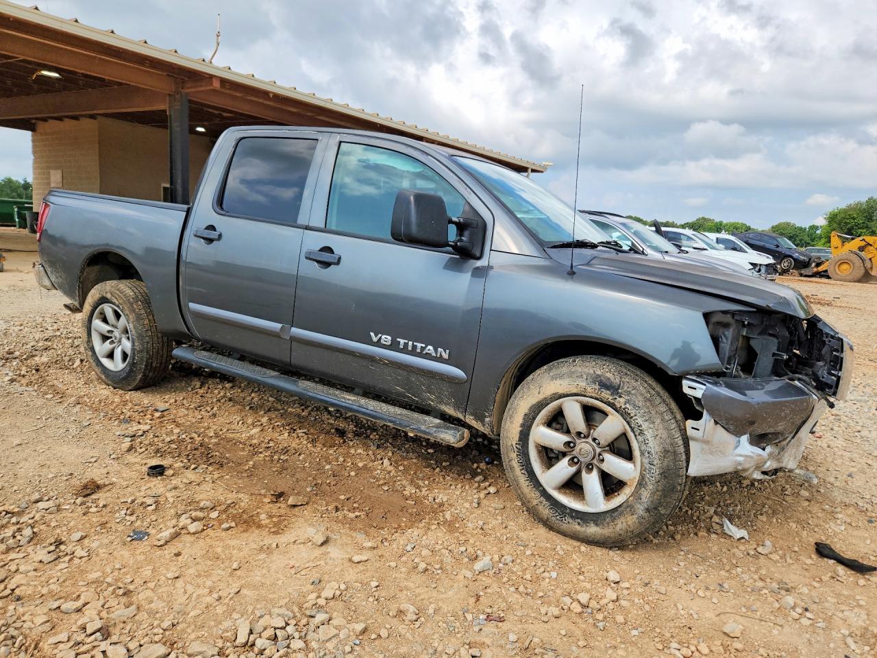 2012 Nissan Titan S Gray vin: 1N6BA0EK2CN314382