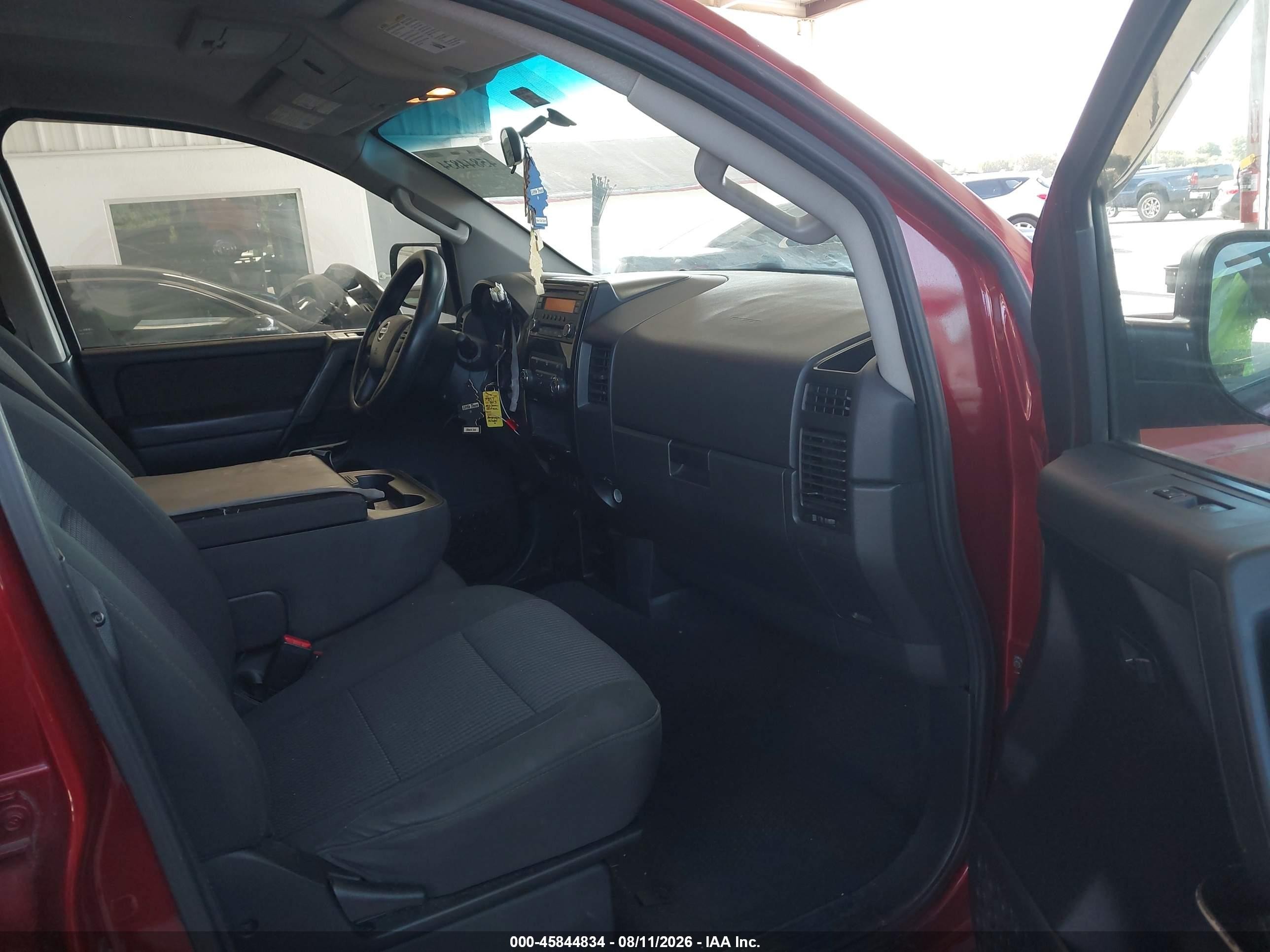 2013 Nissan Titan Sv Red vin: 1N6BA0EK3DN312755
