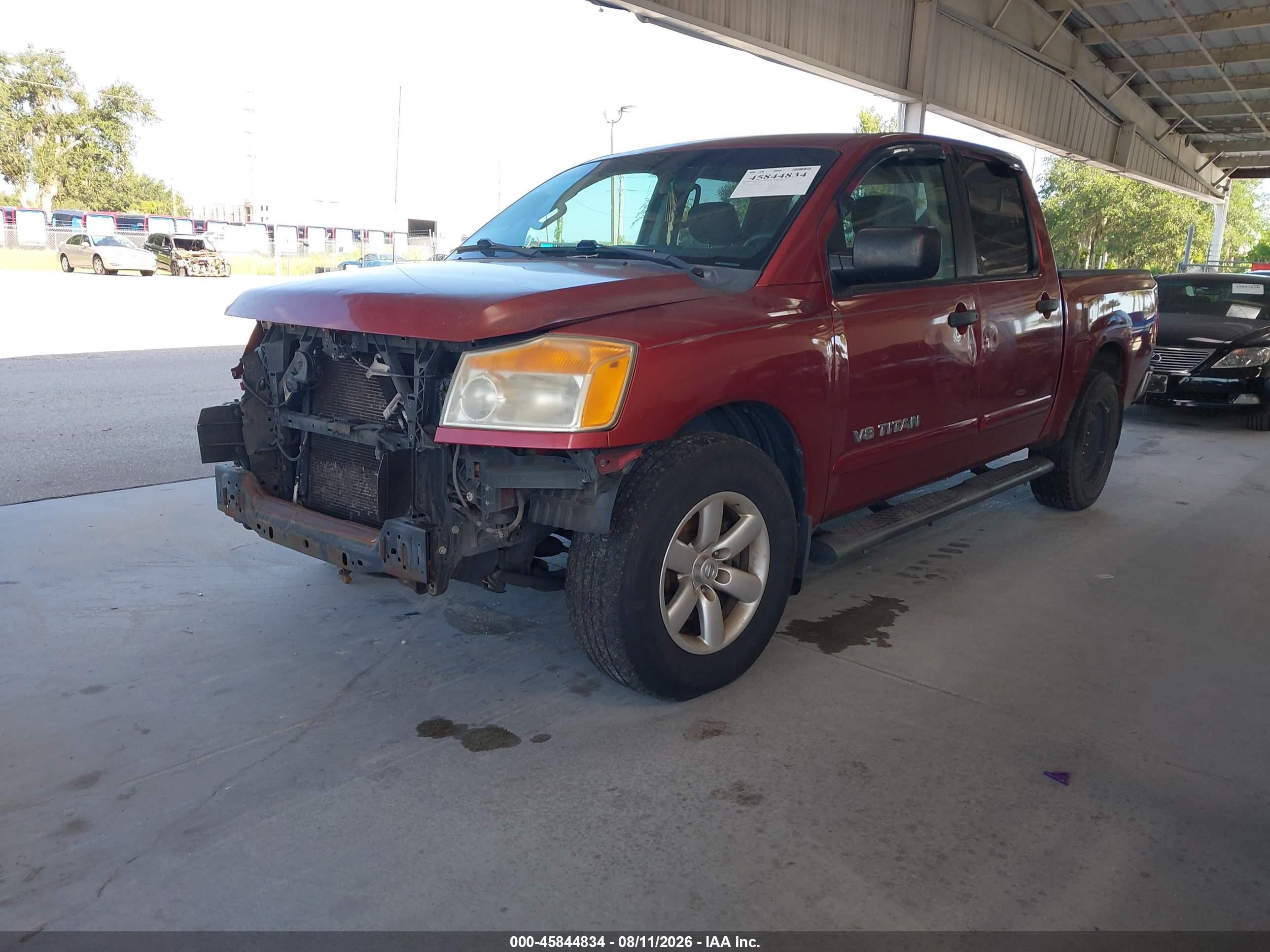 2013 Nissan Titan Sv Red vin: 1N6BA0EK3DN312755